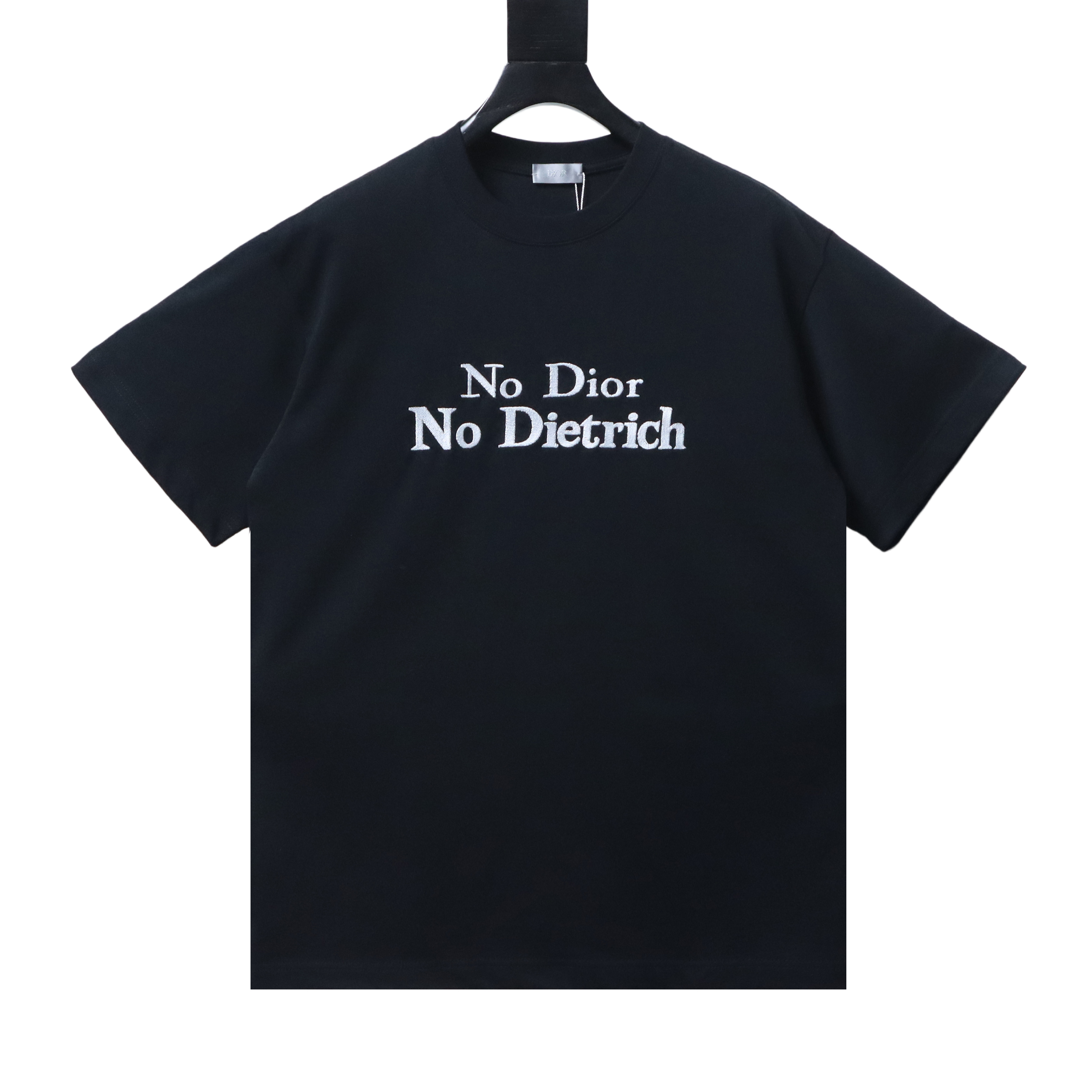 Dior CD Embroidered Letter Logo Short Sleeve T-Shirt