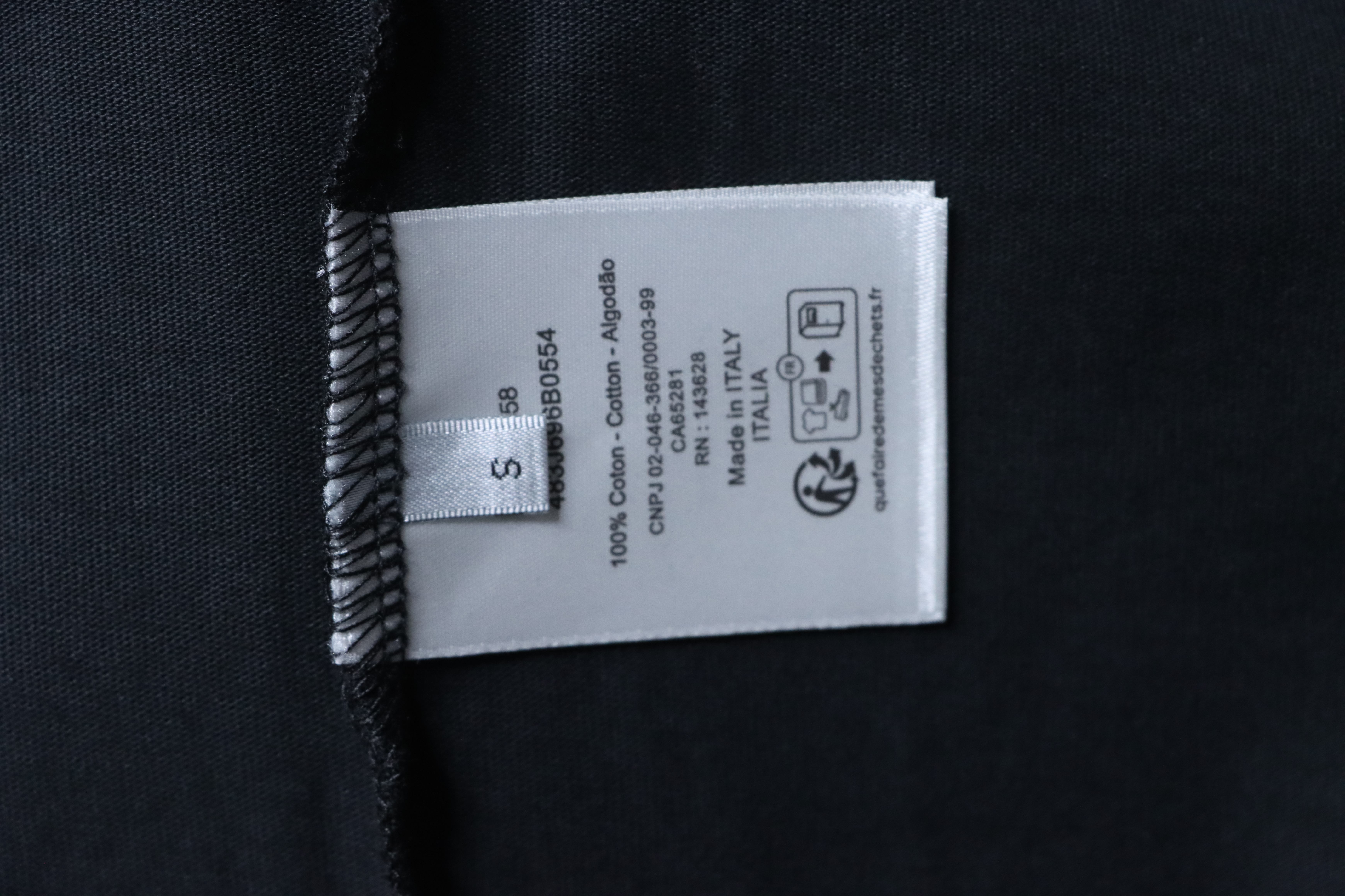 Dior CD Embroidered Letter Logo Short Sleeve T-Shirt