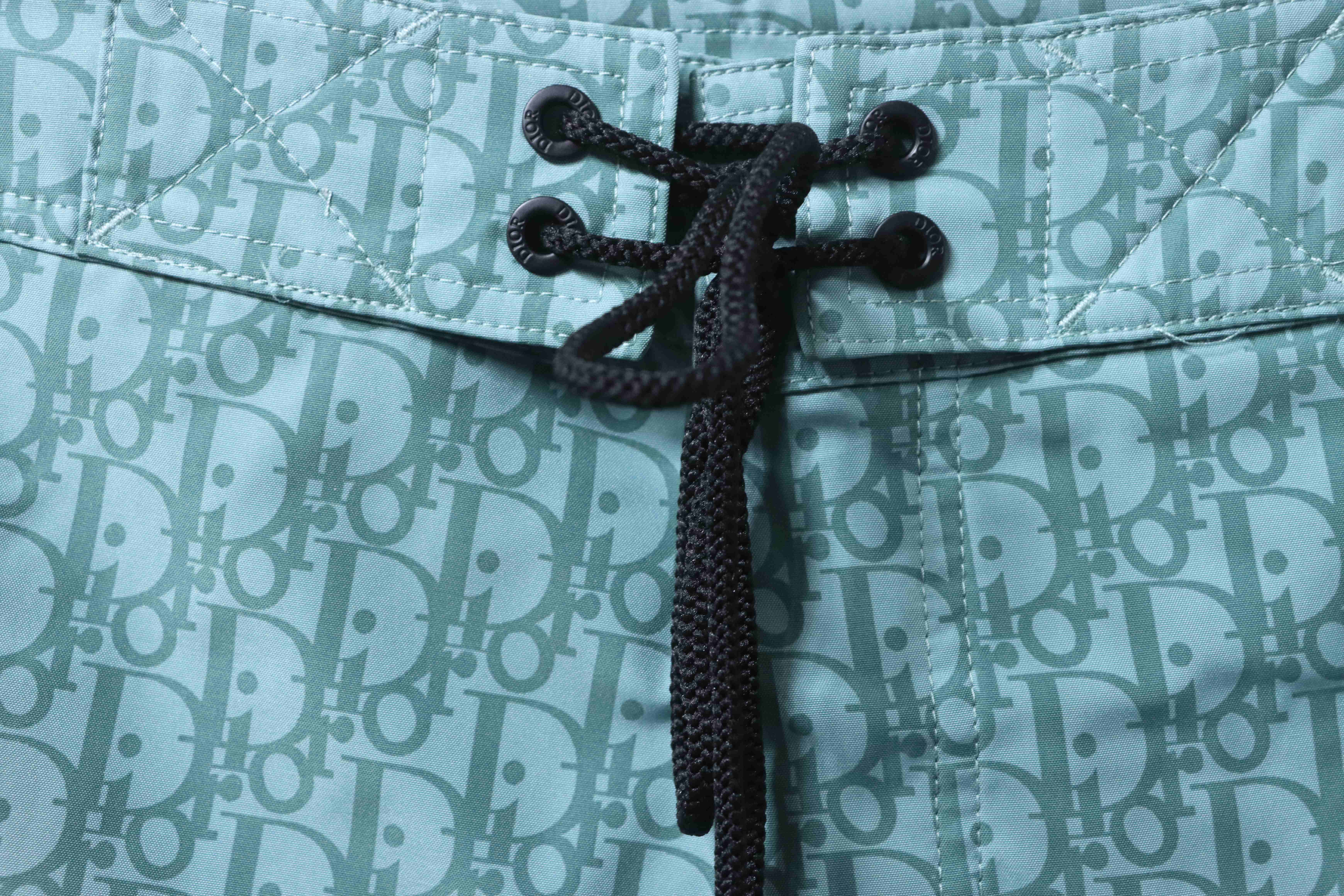 Dior CD Monogram Webbing Drawstring Shorts