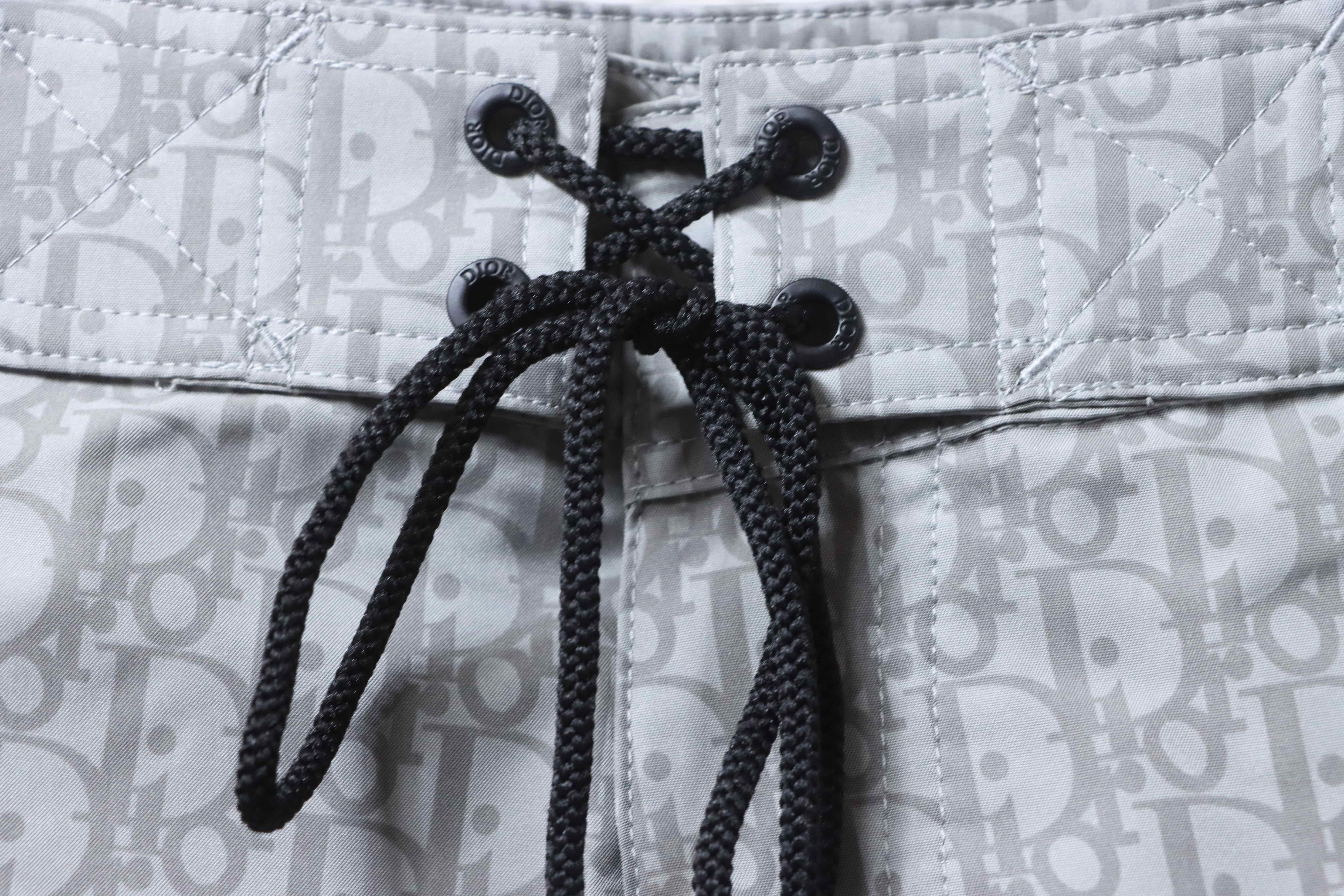 Dior CD Monogram Webbing Drawstring Shorts