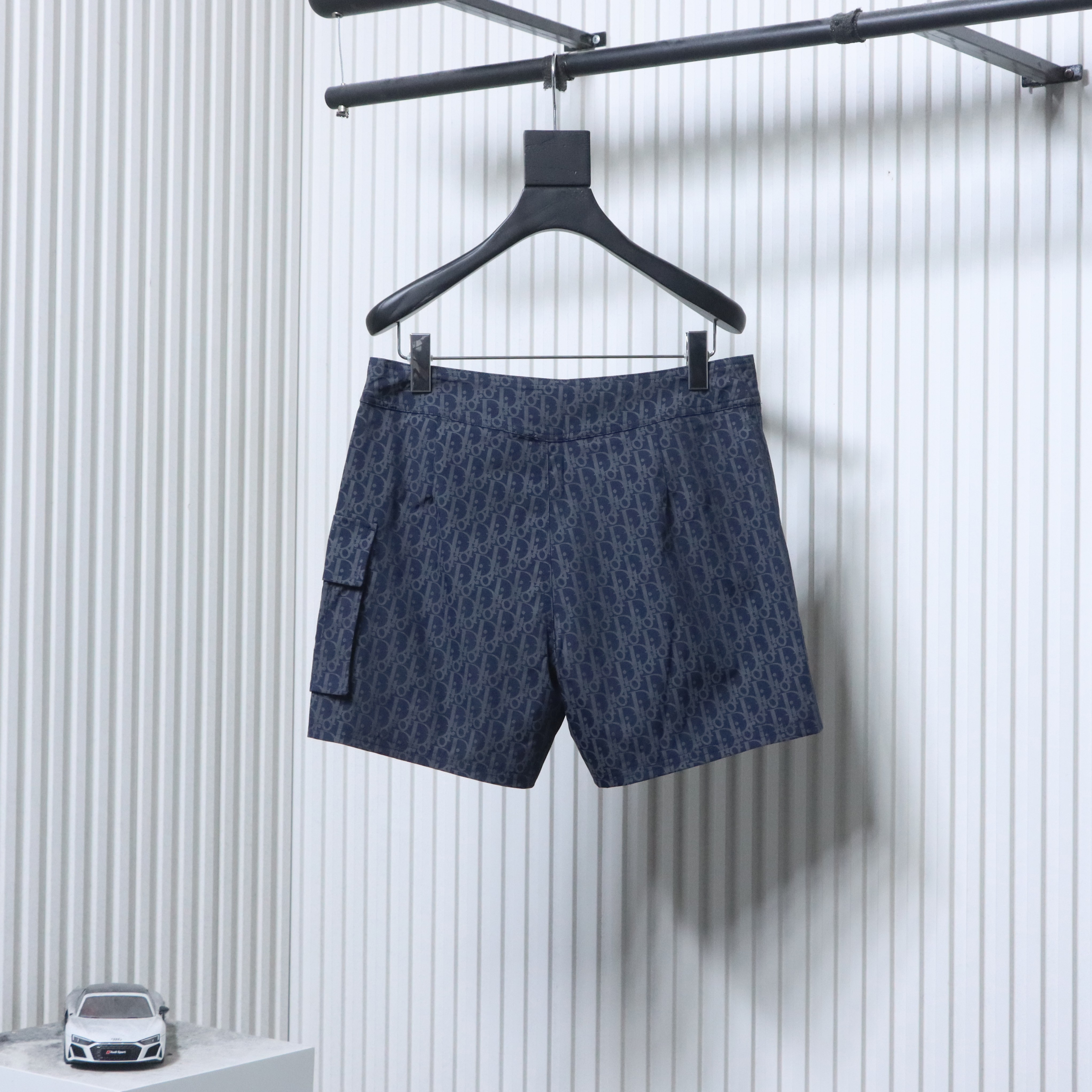 Dior CD Monogram Webbing Drawstring Shorts