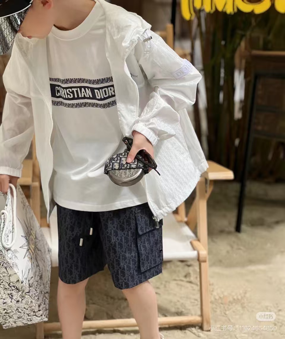 Dior CD Monogram Webbing Drawstring Shorts