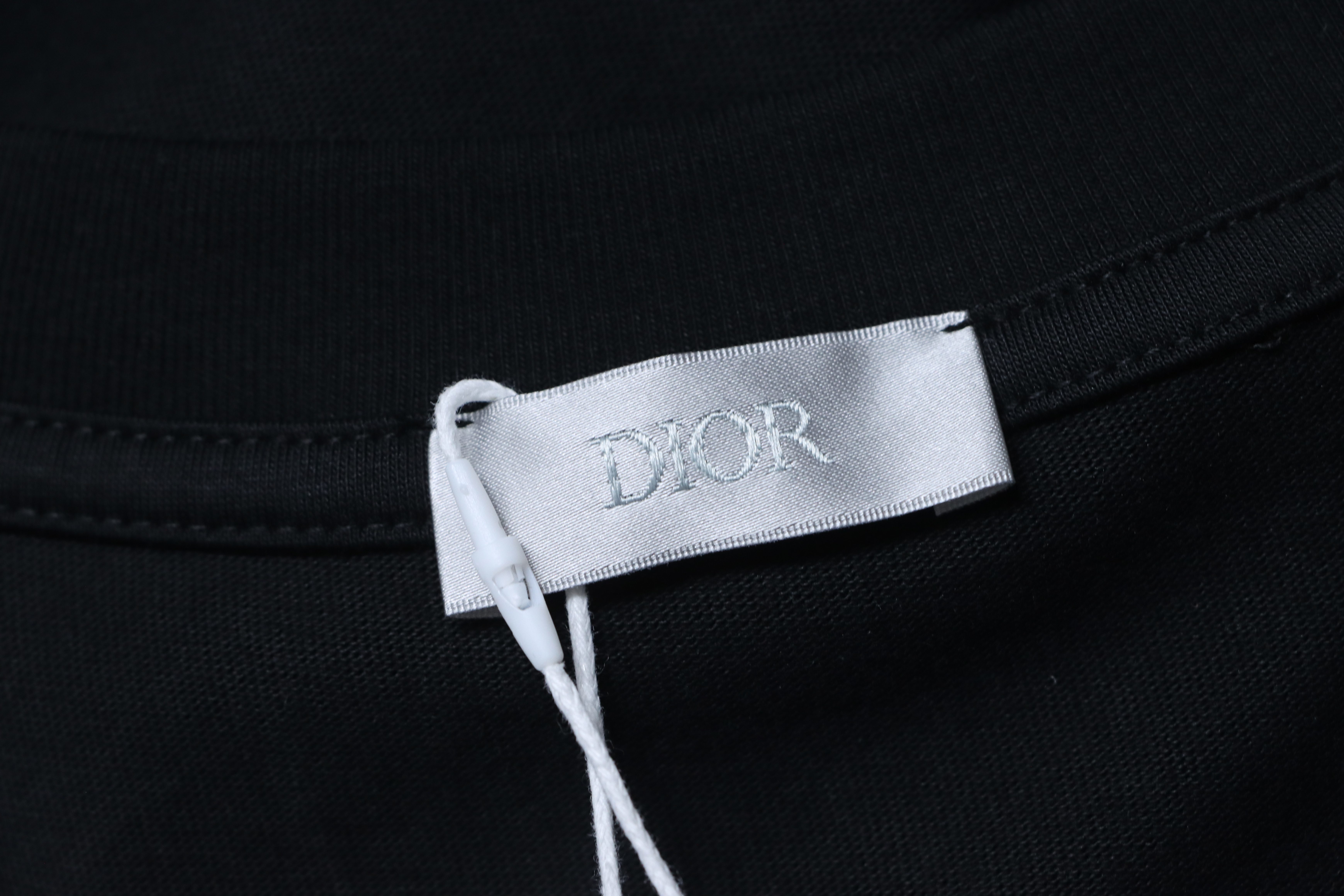 Dior Christian Chest Logo Badge Short Sleeve T-Shirt