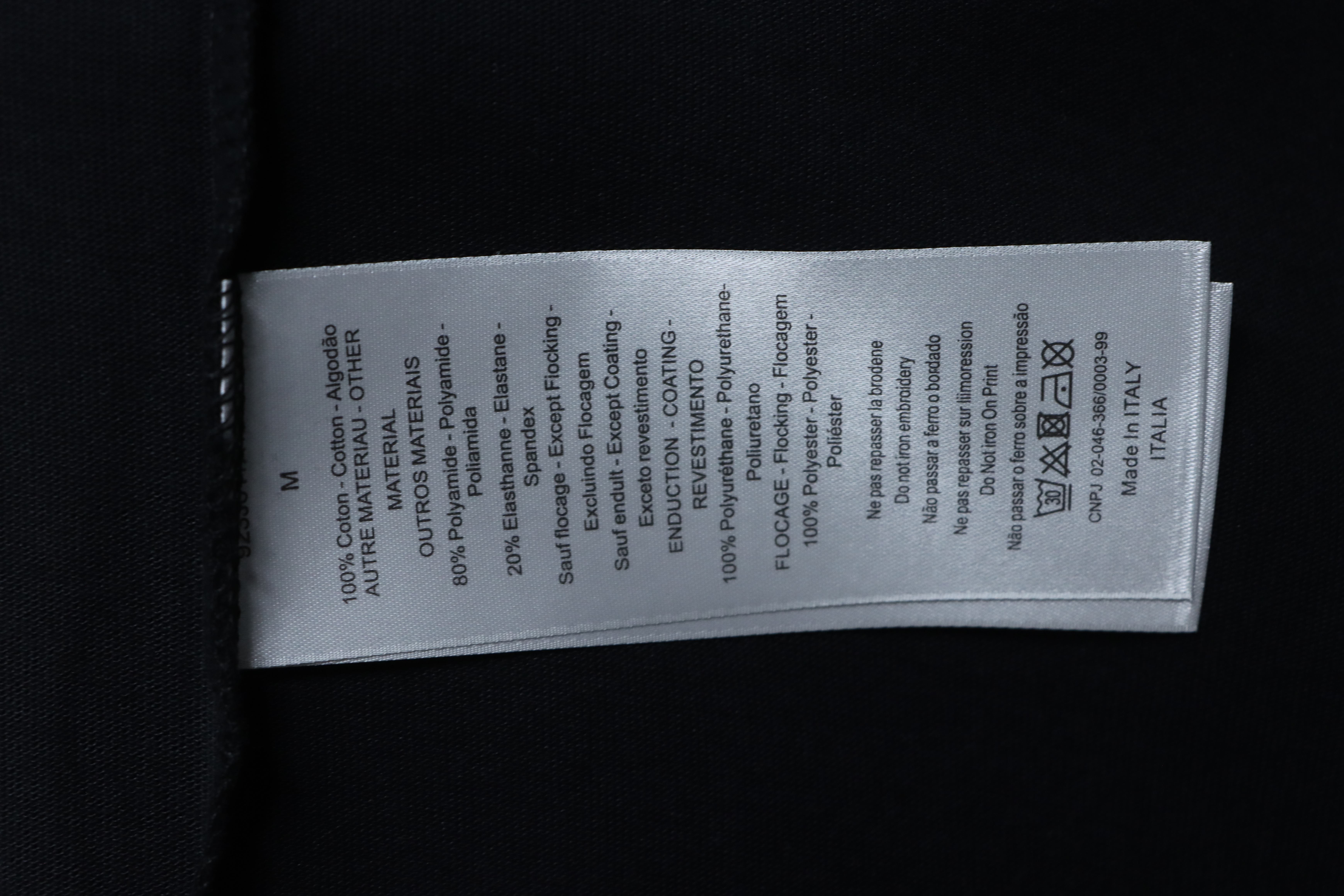 Dior Christian Chest Logo Badge Short Sleeve T-Shirt