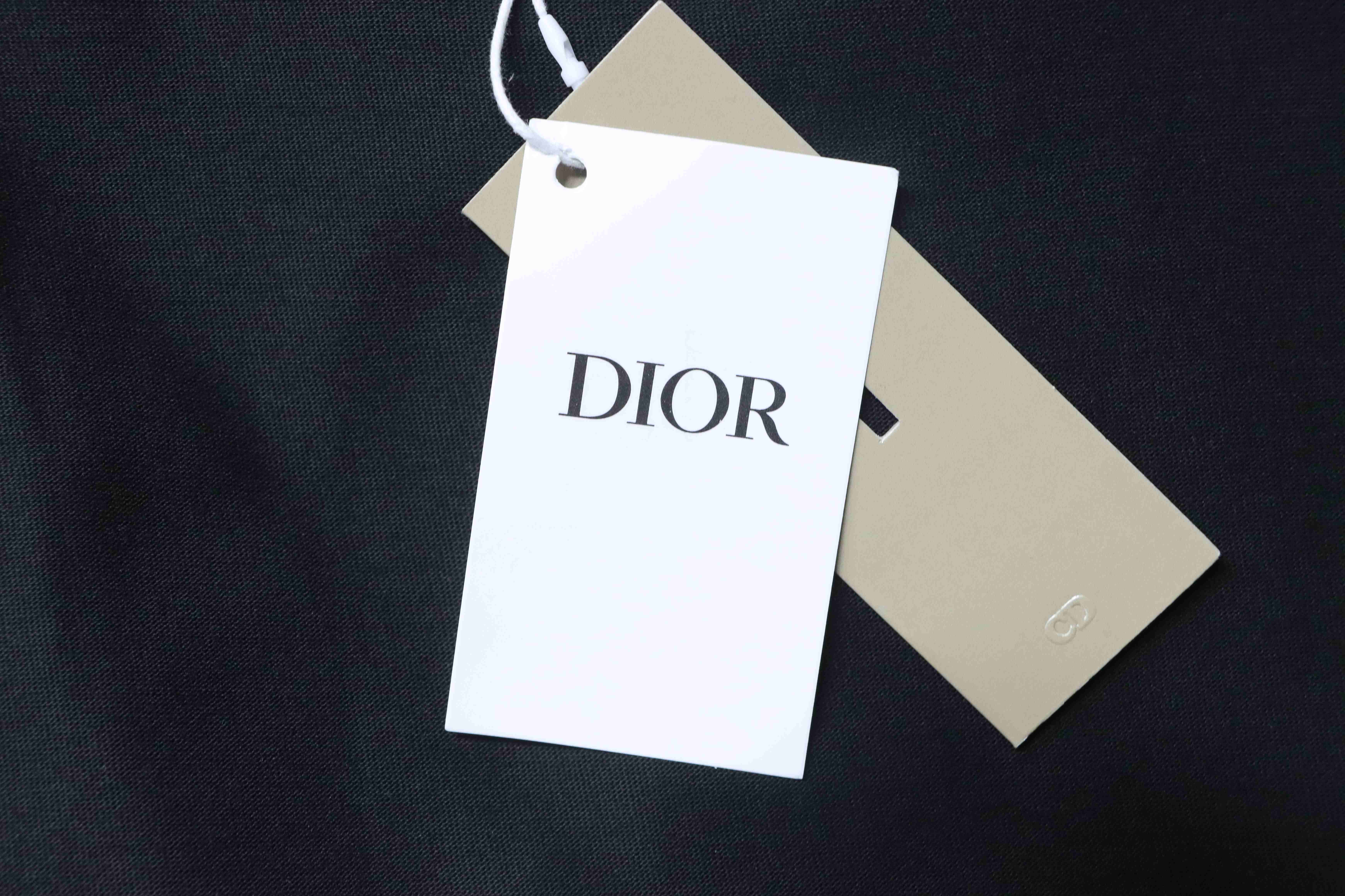 Dior Chest Metal Logo Short Sleeve T-Shirt
