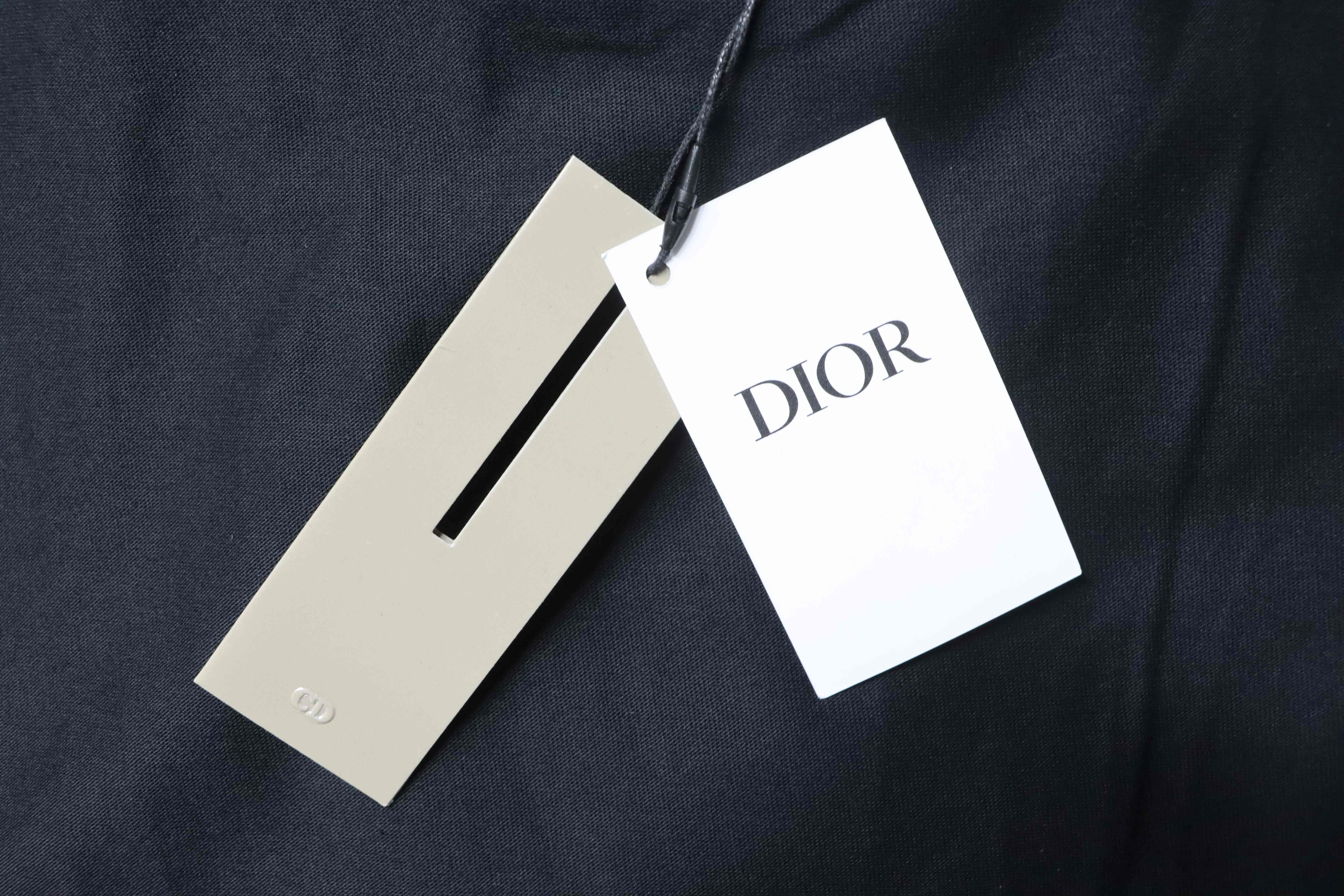 Dior Chest Square Logo Short Sleeve T-Shirt