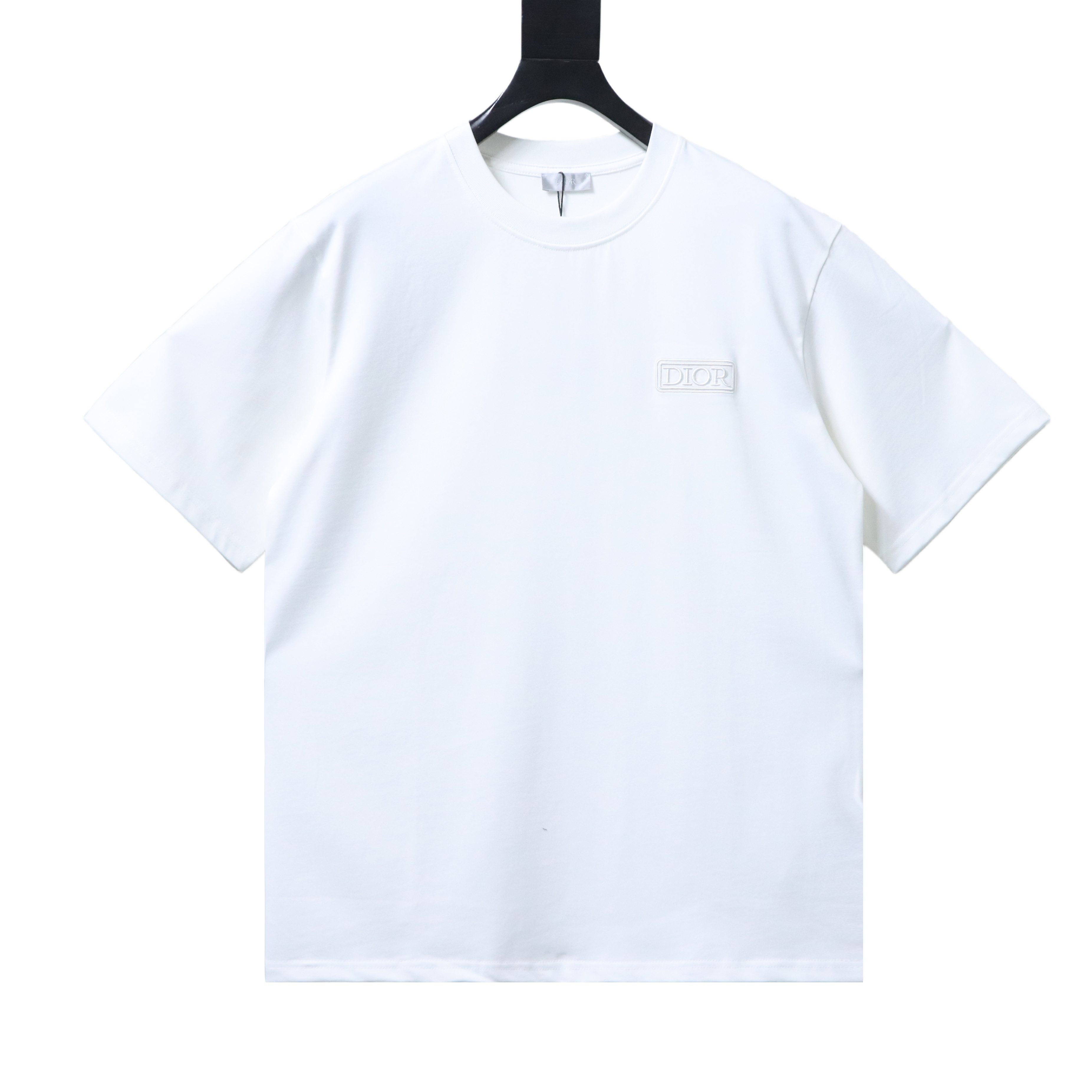 Dior Chest Square Logo Short Sleeve T-Shirt