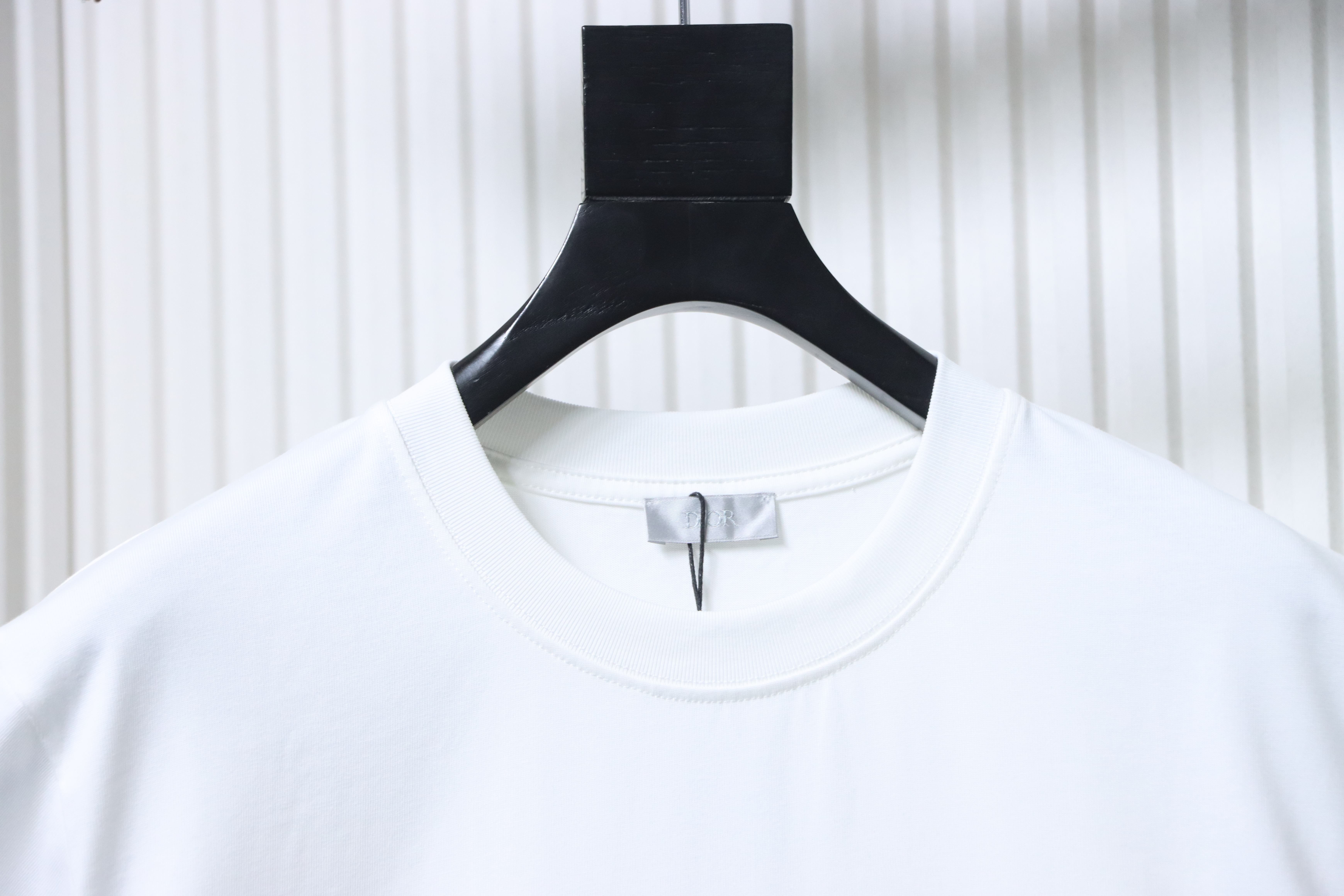Dior Chest Square Logo Short Sleeve T-Shirt