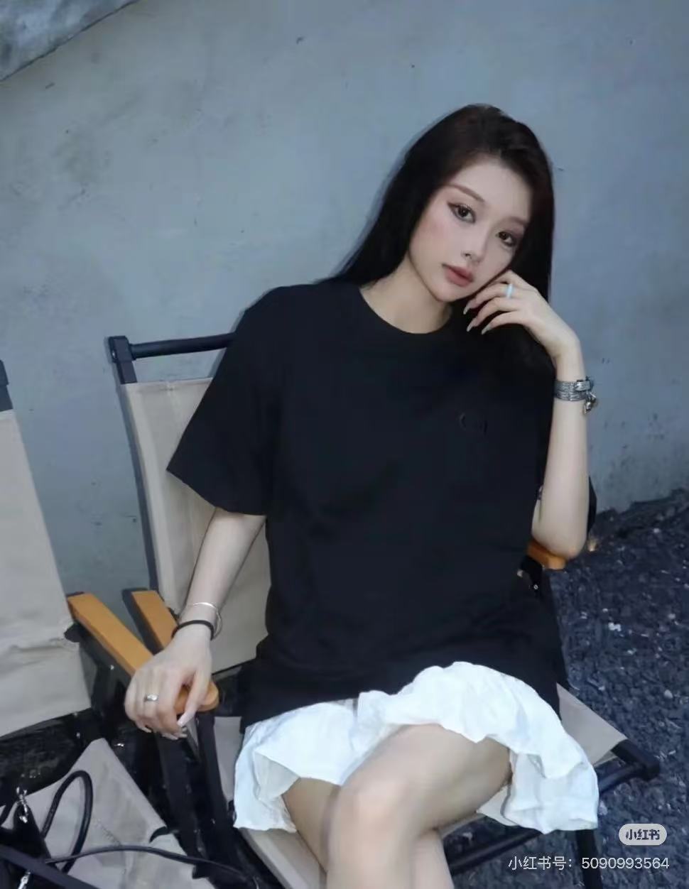 Dior Classic CD Embroidered Short Sleeve T-Shirt