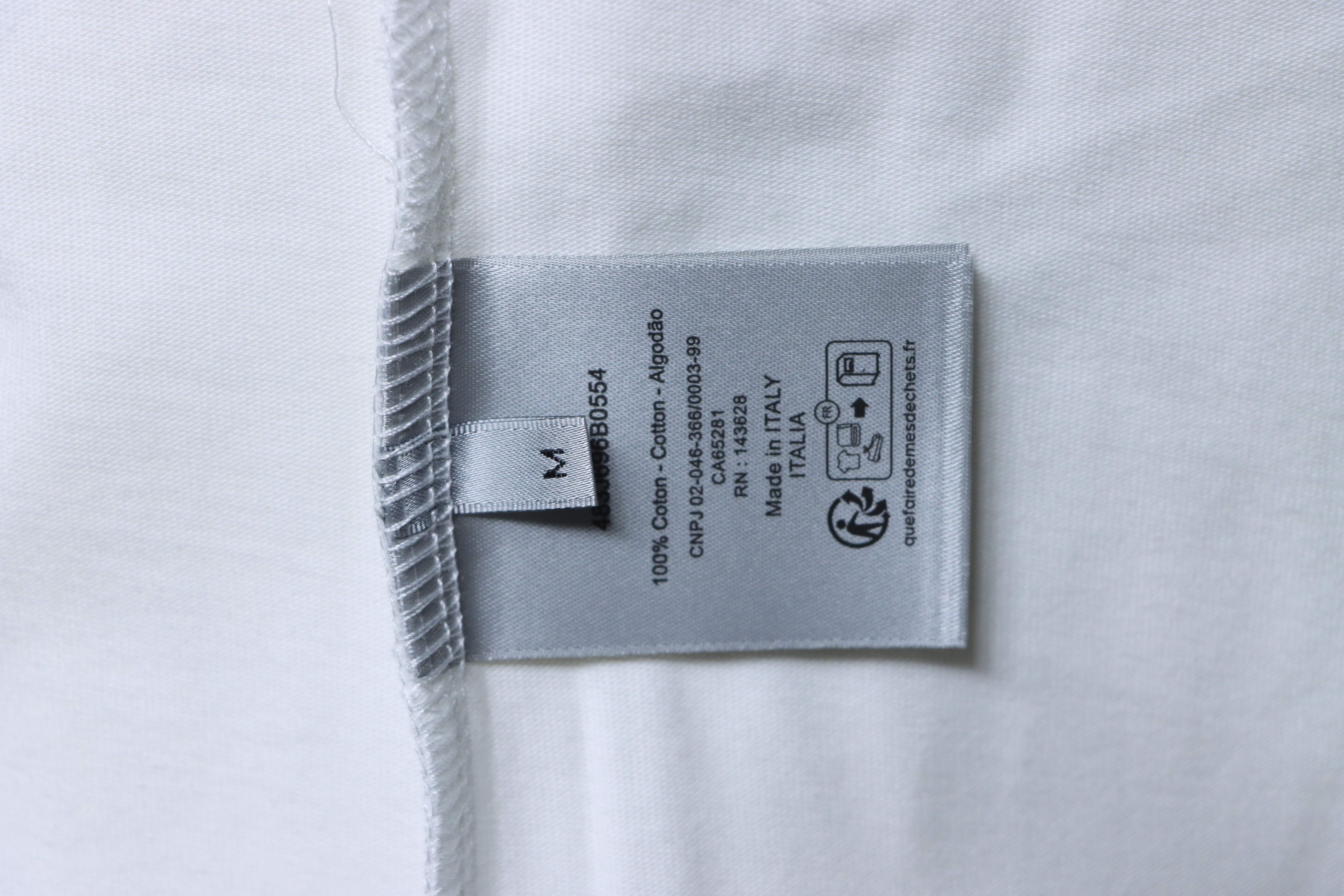 Dior Classic Embroidered Letter Small Logo Short Sleeve T-Shirt