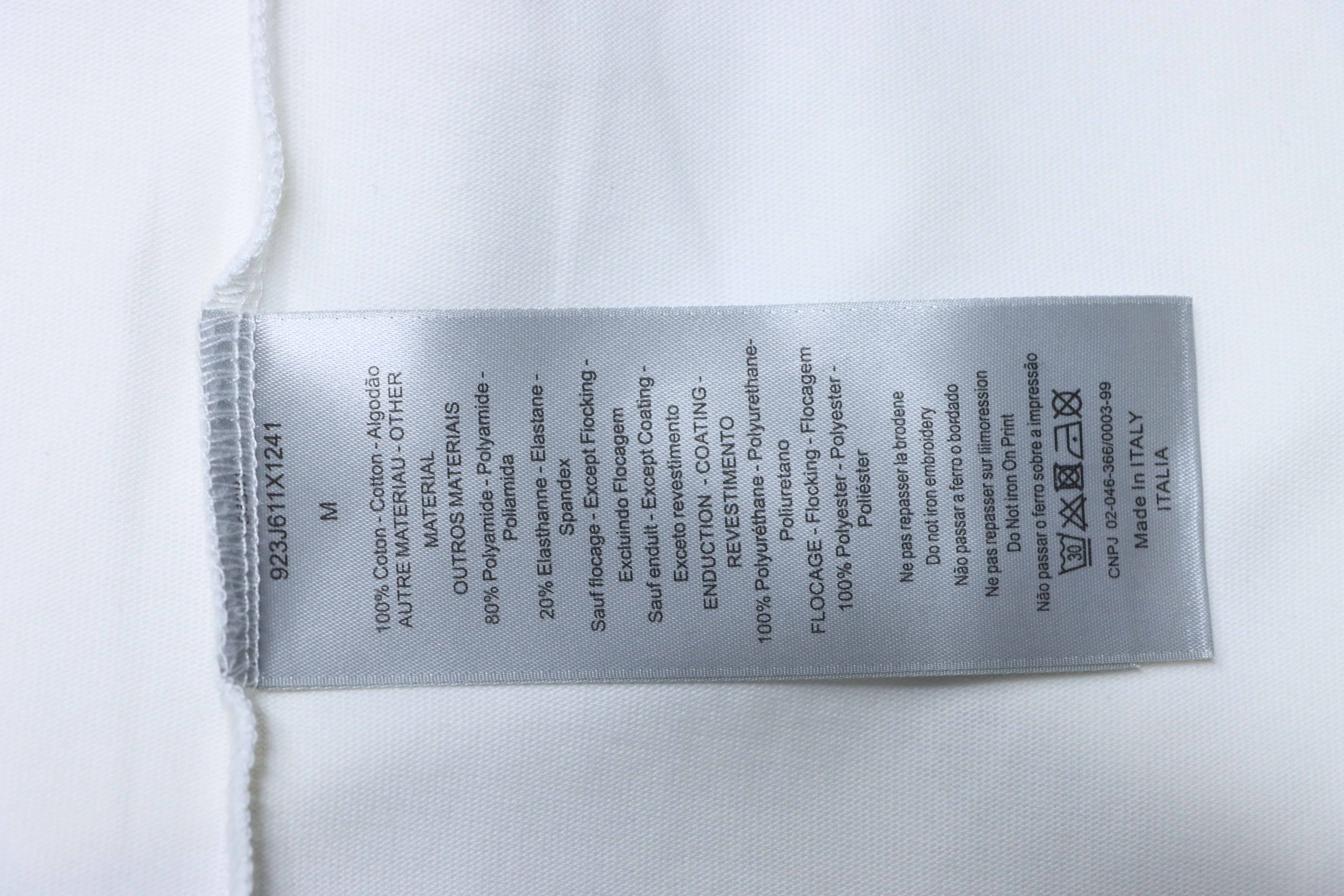 Dior Classic Front Back Letter Short Sleeve T-Shirt