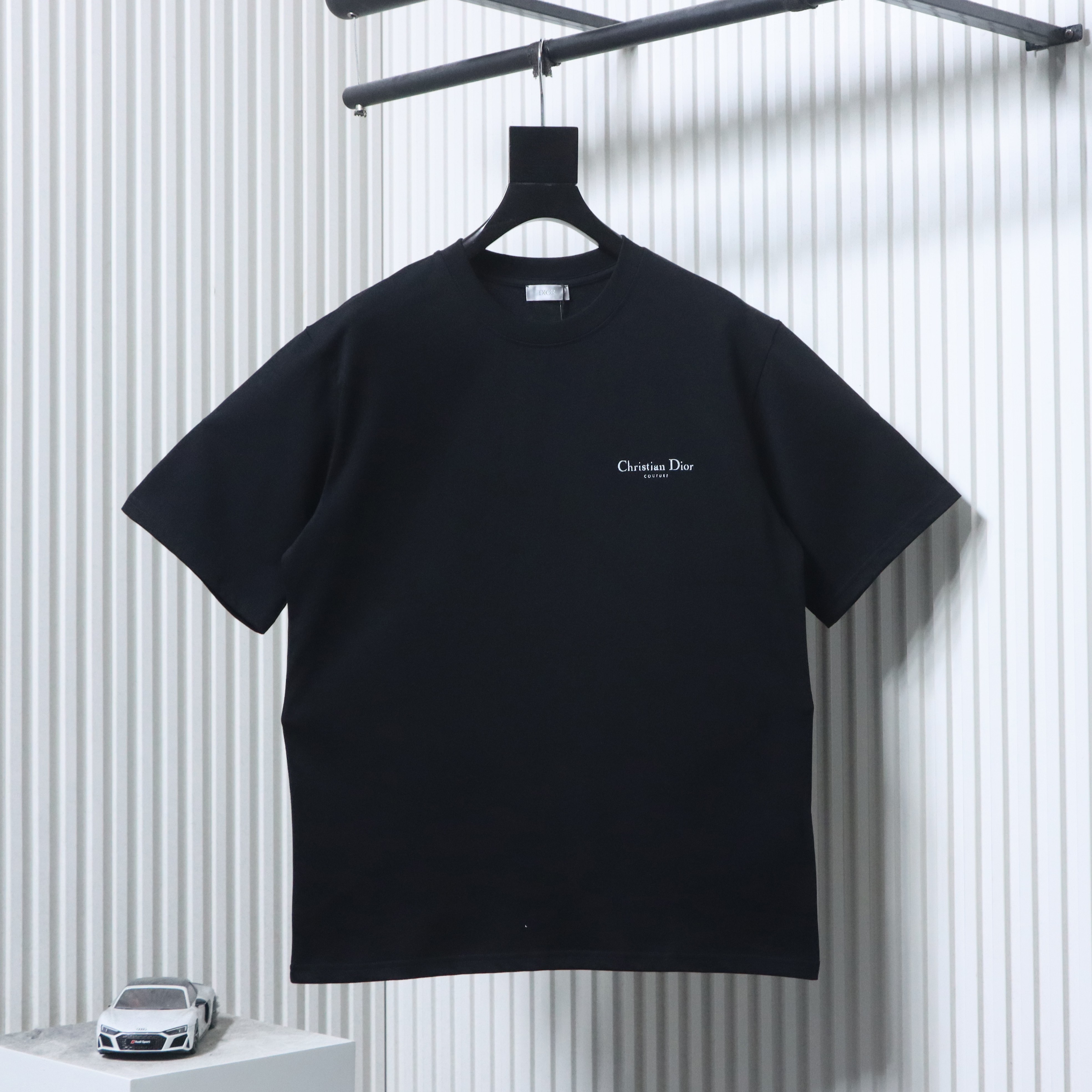 Dior Classic Front Back Letter Short Sleeve T-Shirt