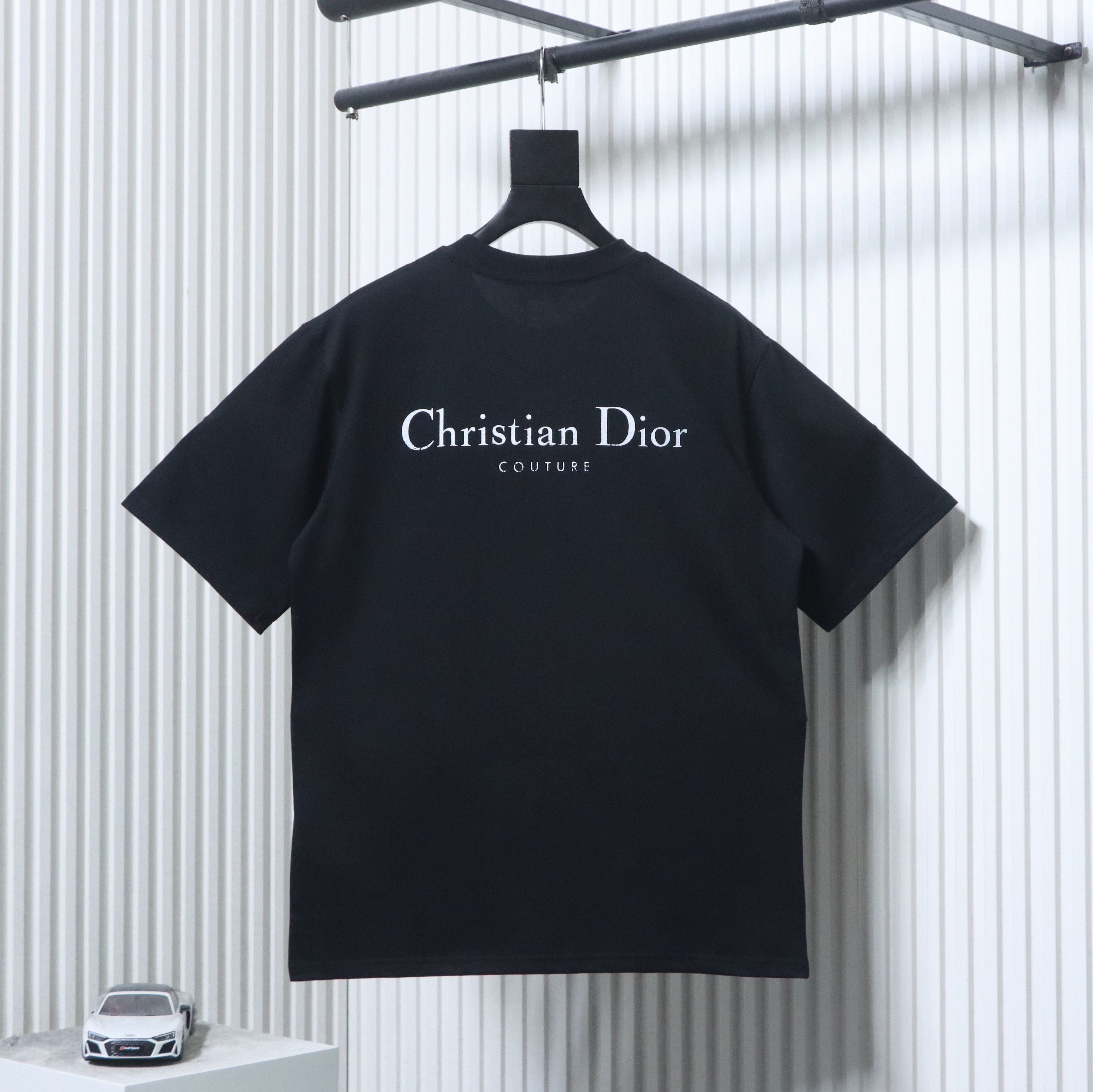Dior Classic Front Back Letter Short Sleeve T-Shirt