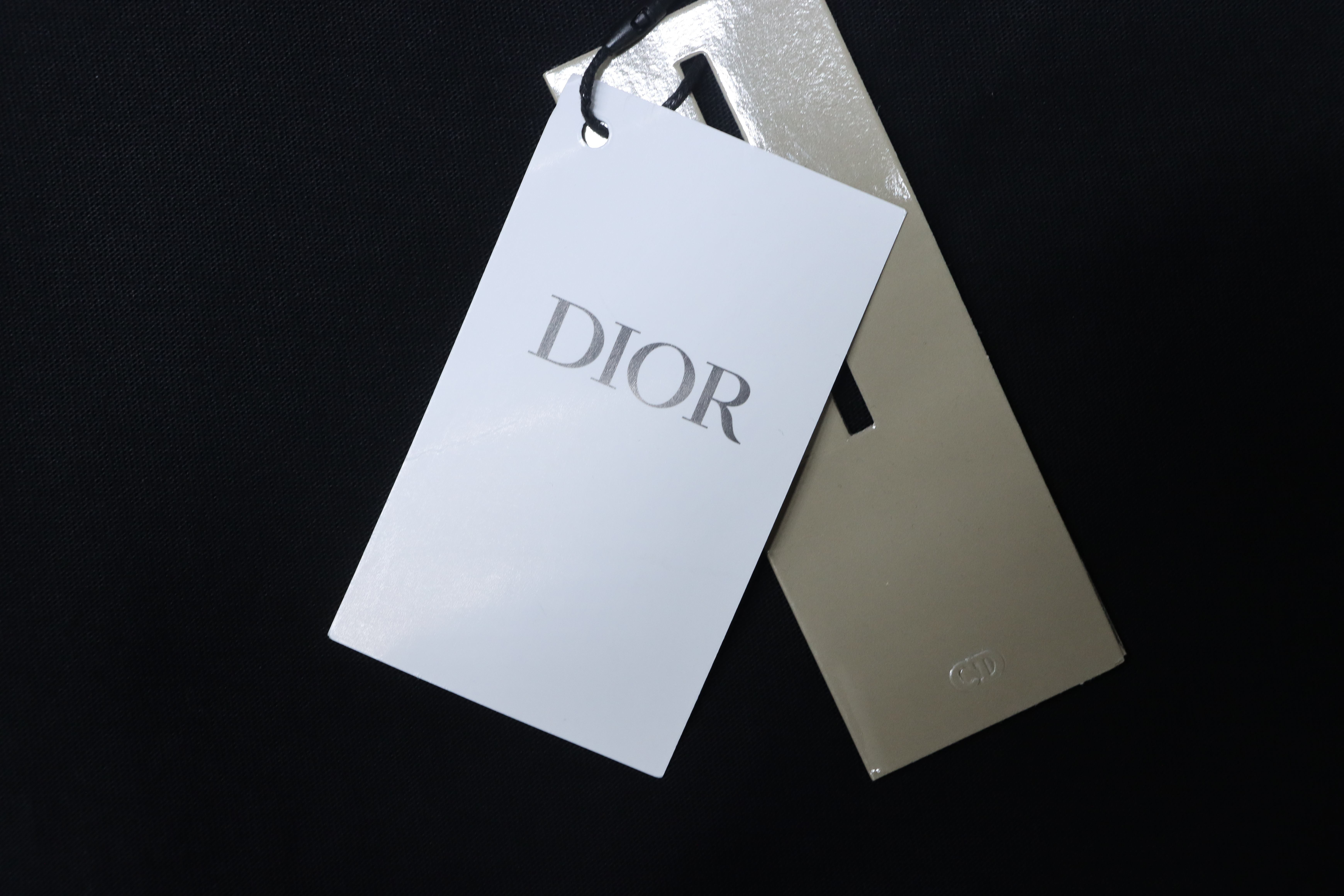 Dior Classic Front Back Letter Short Sleeve T-Shirt