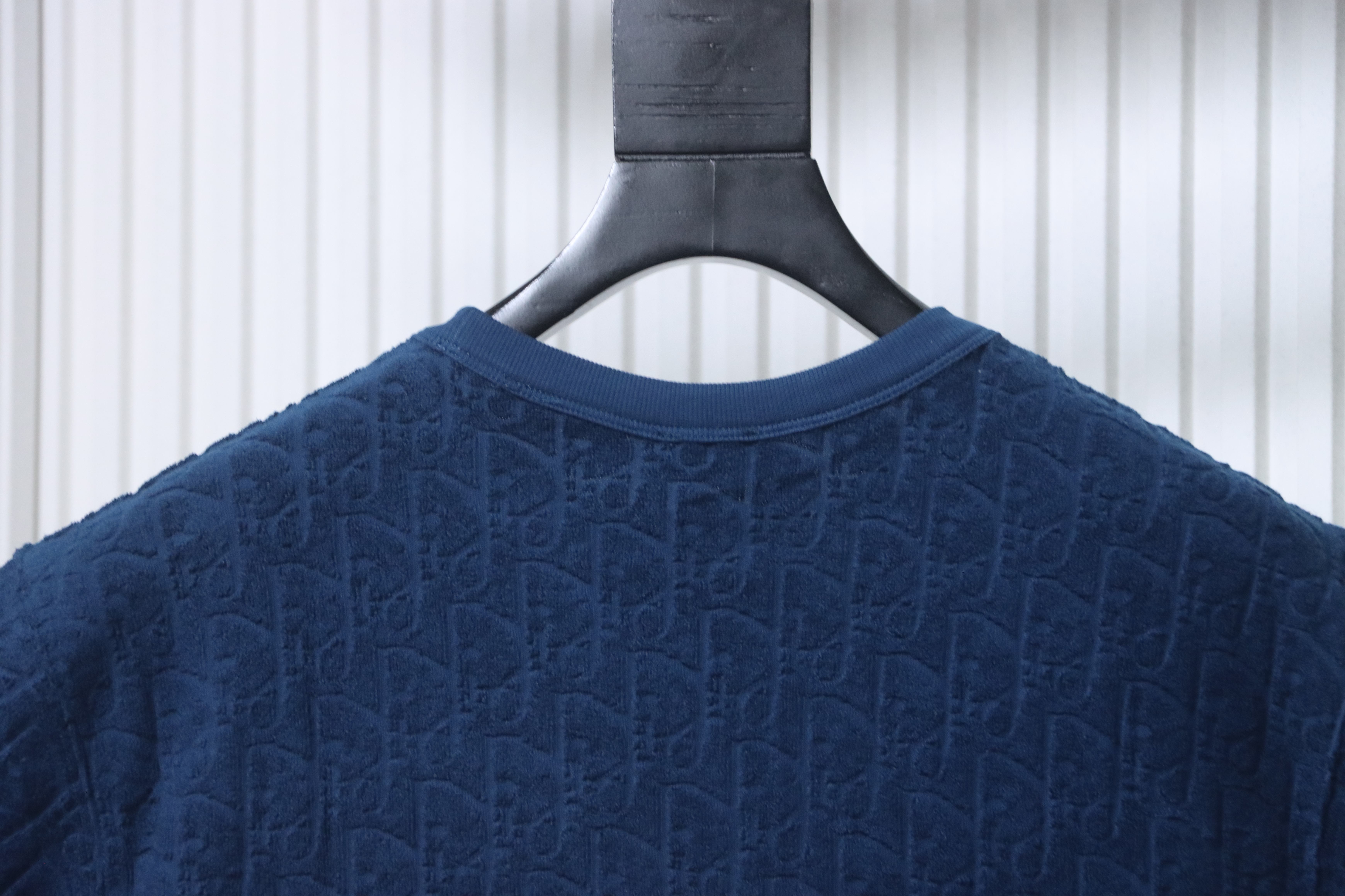 Dior Classic Monogram Subtle Pattern Terry Short Sleeve T-Shirt