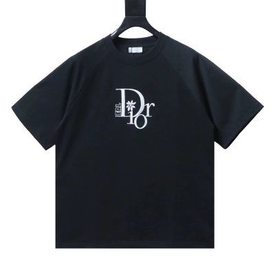 Dior Dior by ERL Collab Embroidered Short Sleeve T-Shirt 01