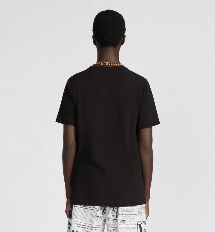 Dior Dior by ERL Collab Embroidered Short Sleeve T-Shirt