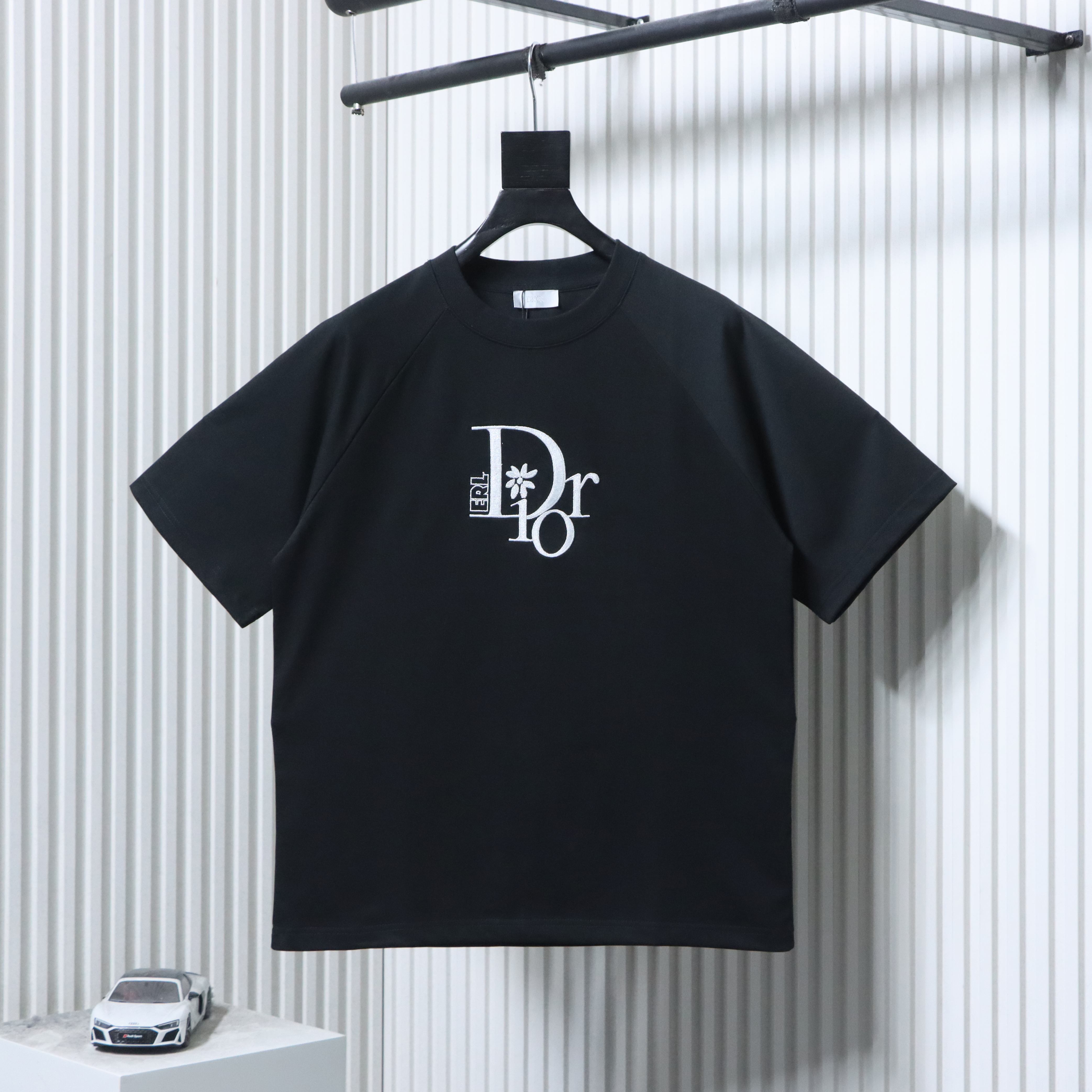 Dior Dior by ERL Collab Embroidered Short Sleeve T-Shirt