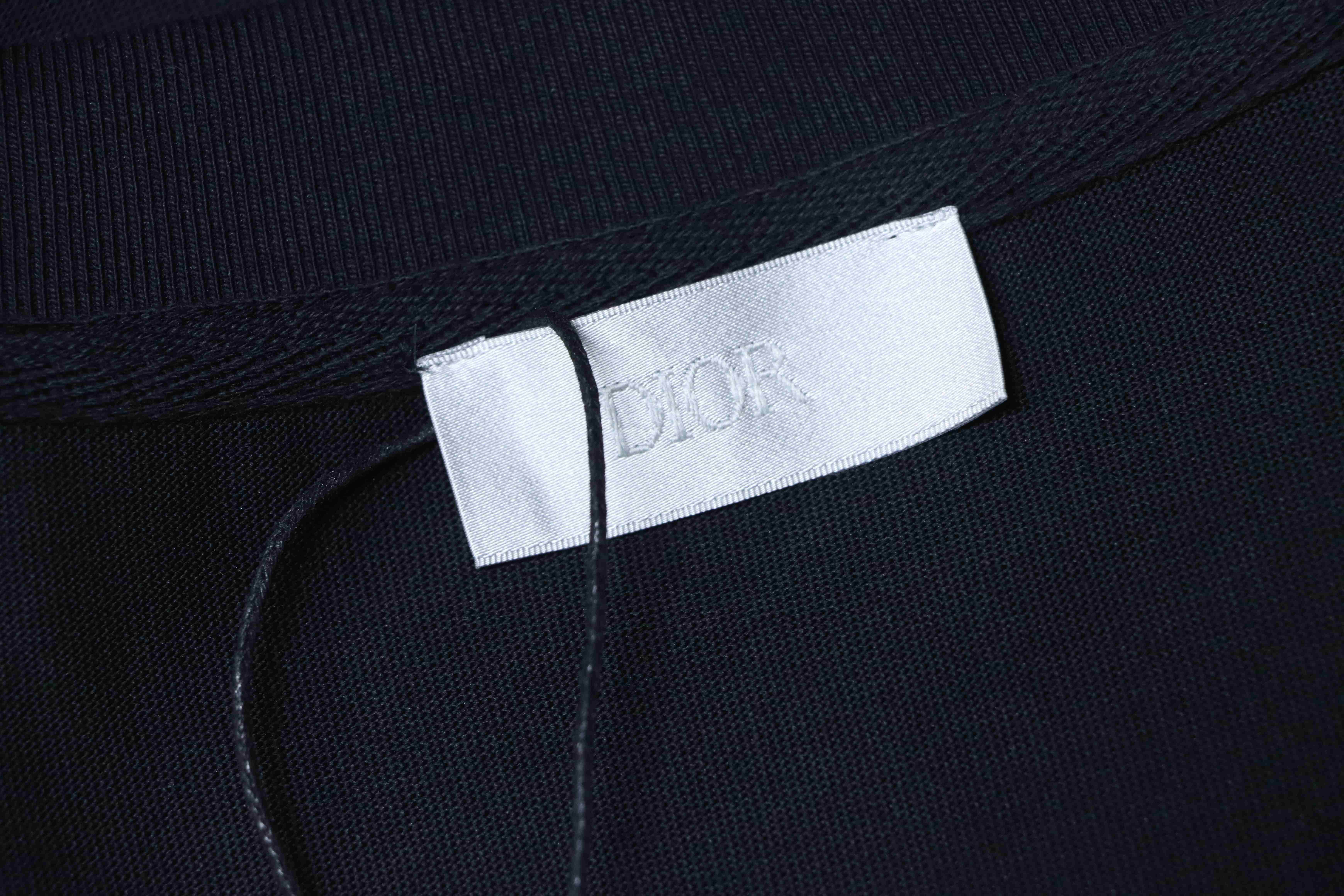 Dior Dior by ERL Collab Embroidered Short Sleeve T-Shirt