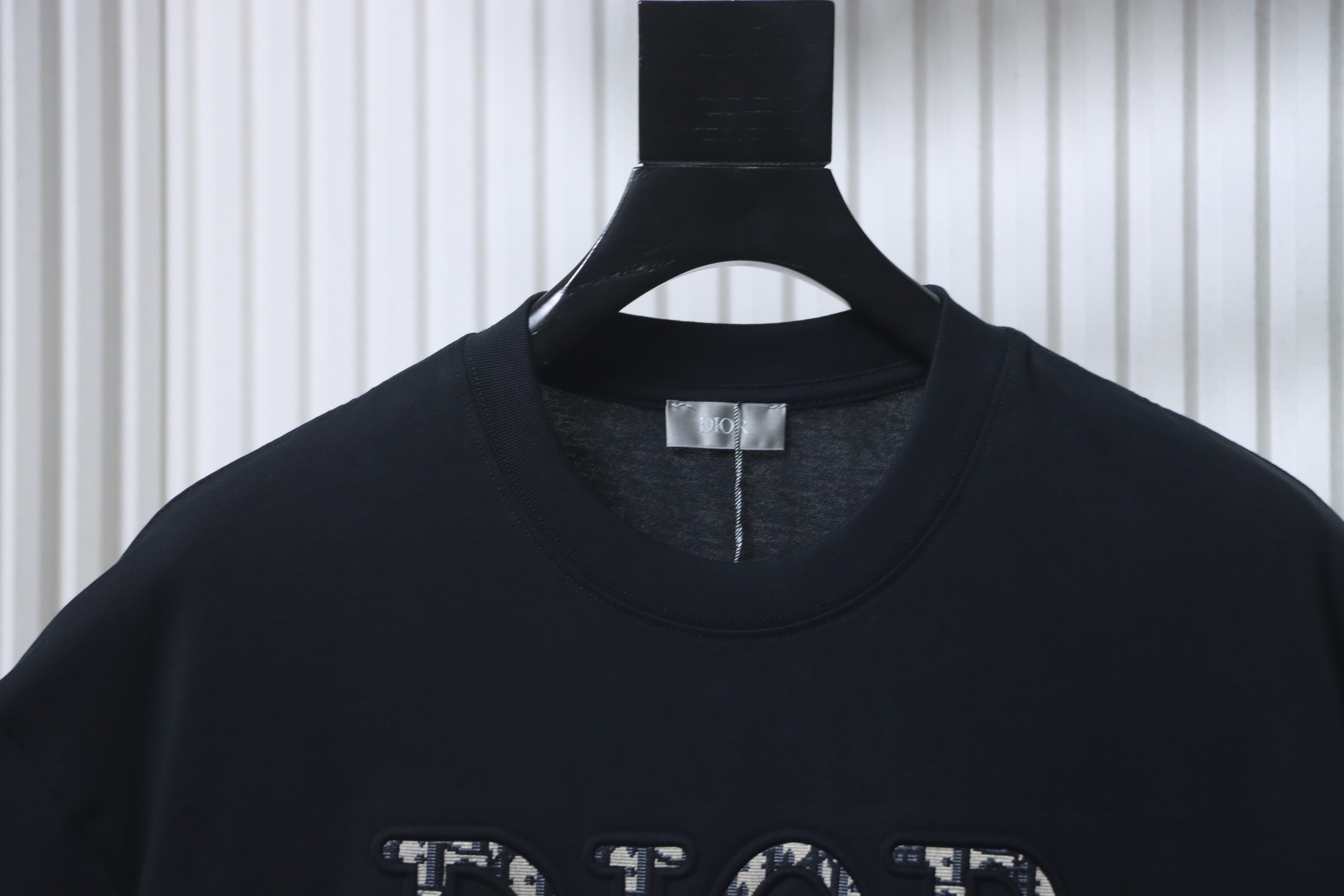 Dior Monogram CD Letter Patch Short Sleeve T-Shirt