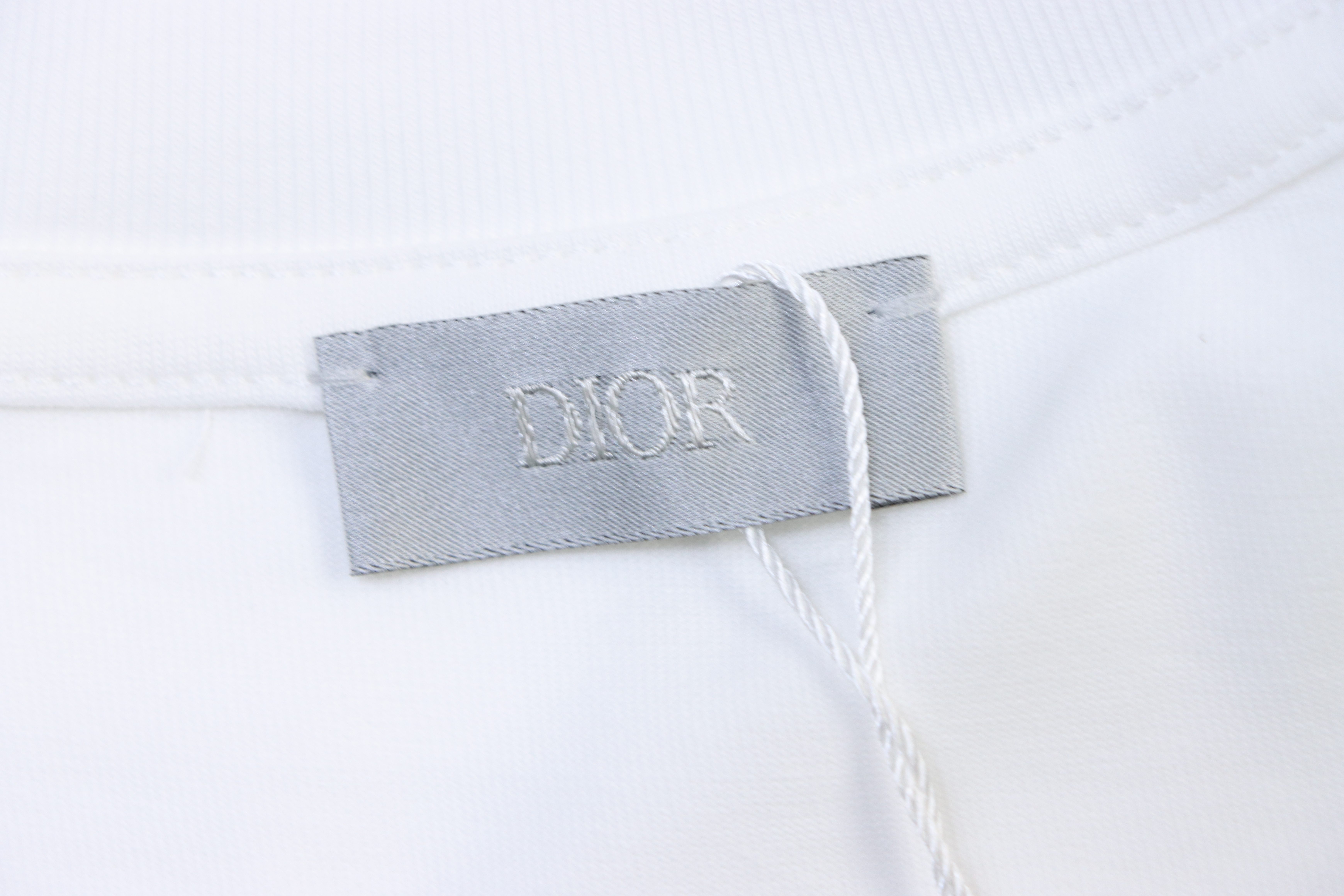 Dior Patch Embroidered Short Sleeve T-Shirt