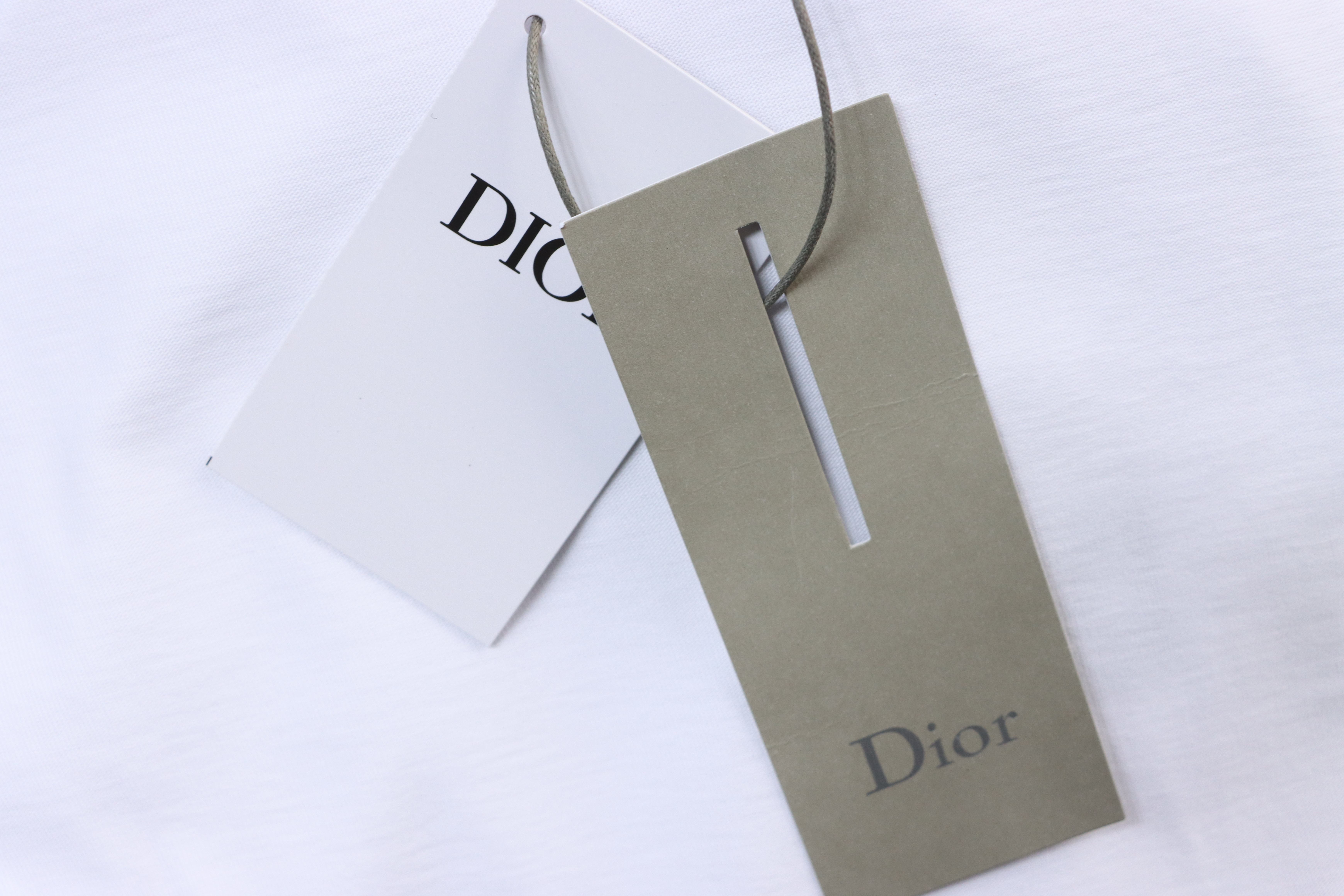 Dior Pocket Leather Label Short Sleeve T-Shirt