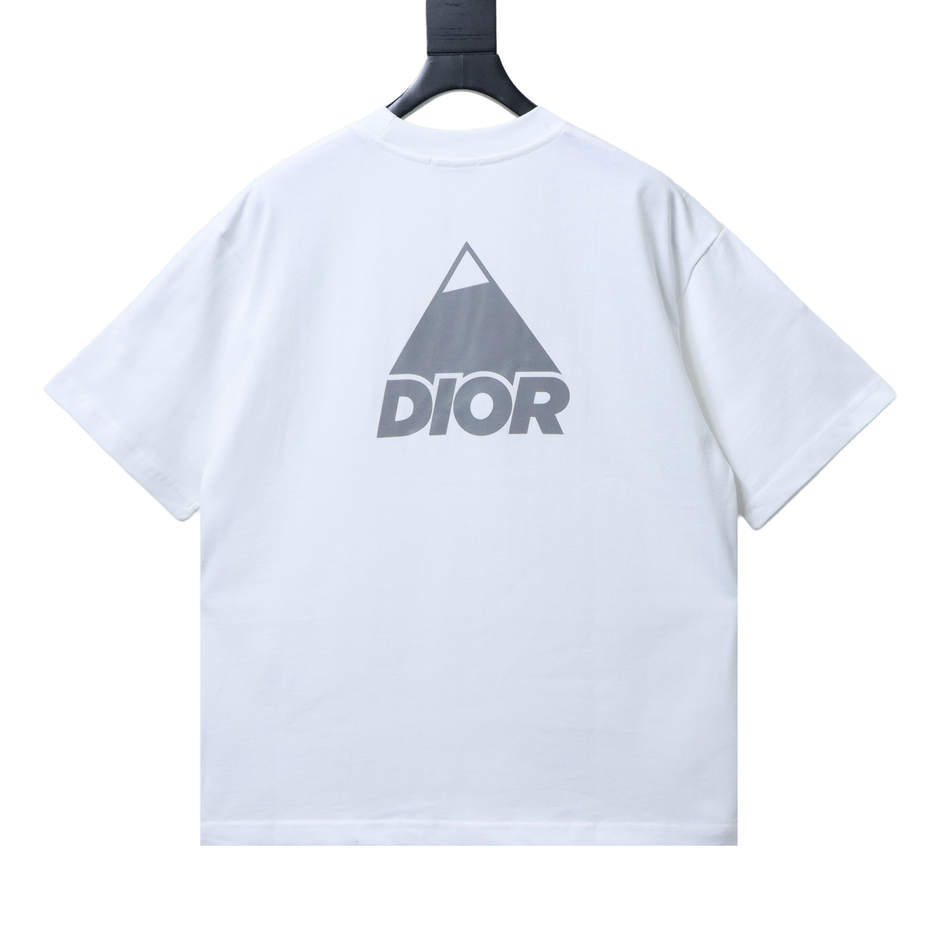DIOR Reflective Print Triangle Icon Short Sleeve T-Shirt