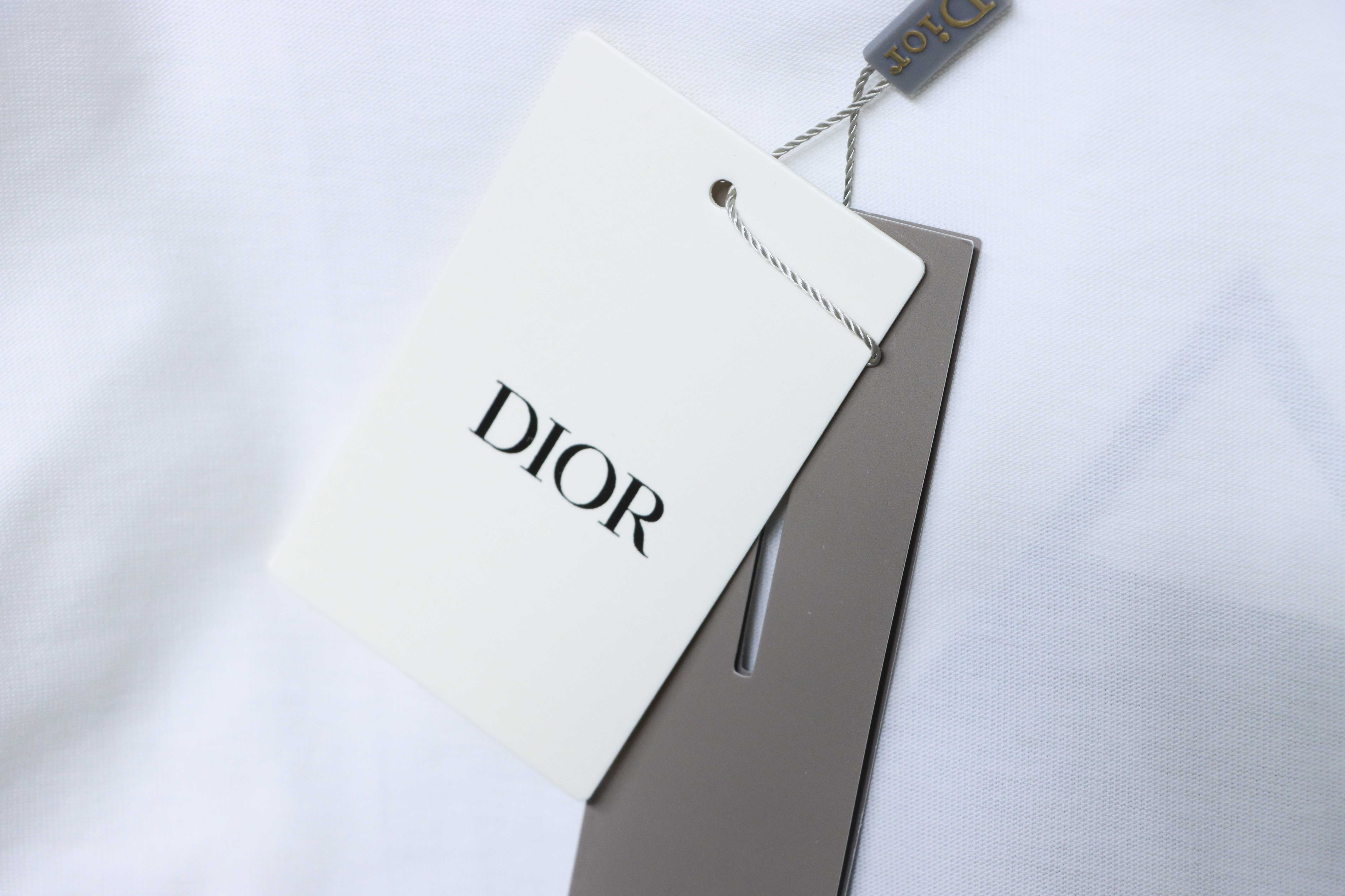 DIOR Reflective Print Triangle Icon Short Sleeve T-Shirt