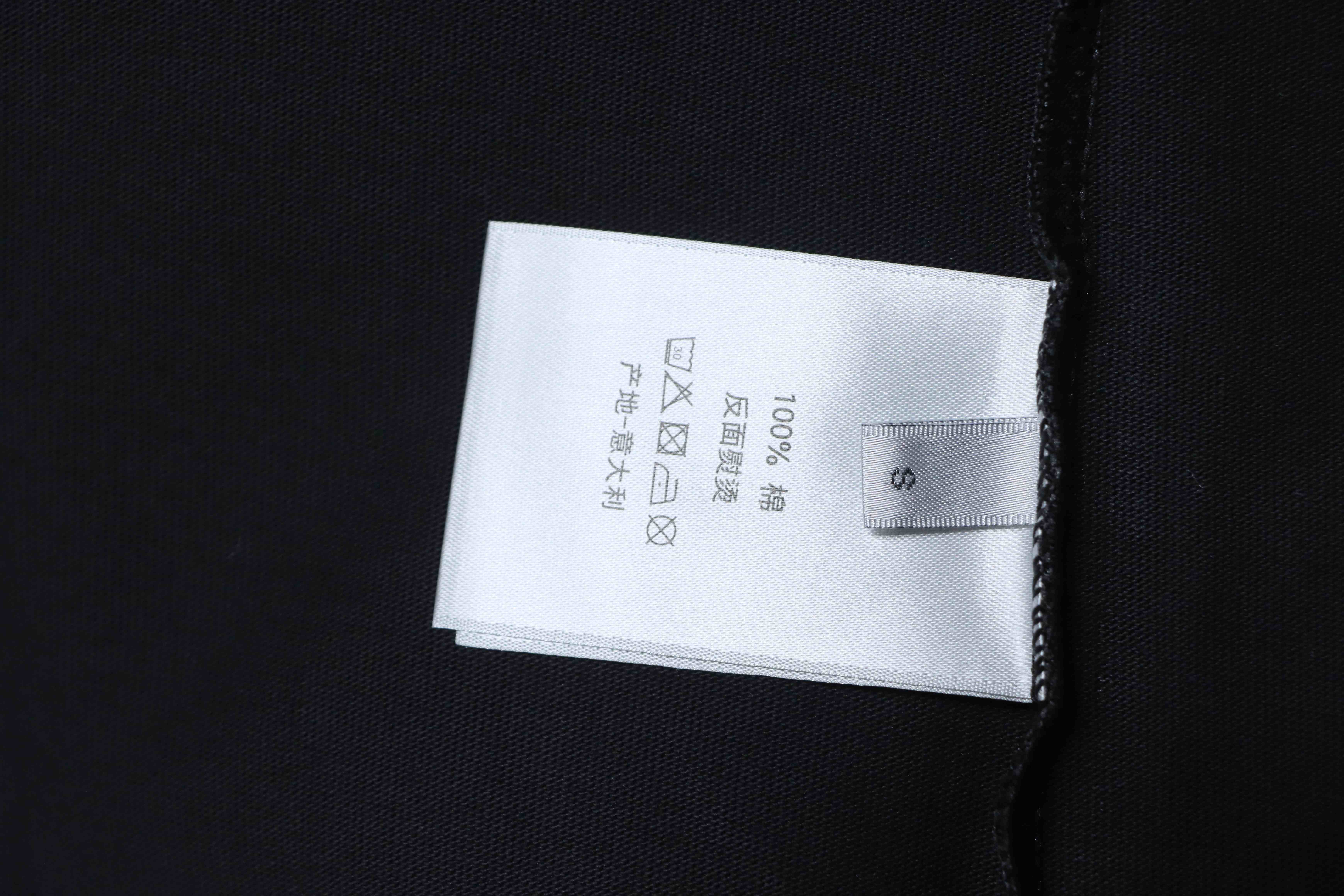 DIOR Reflective Print Triangle Icon Short Sleeve T-Shirt