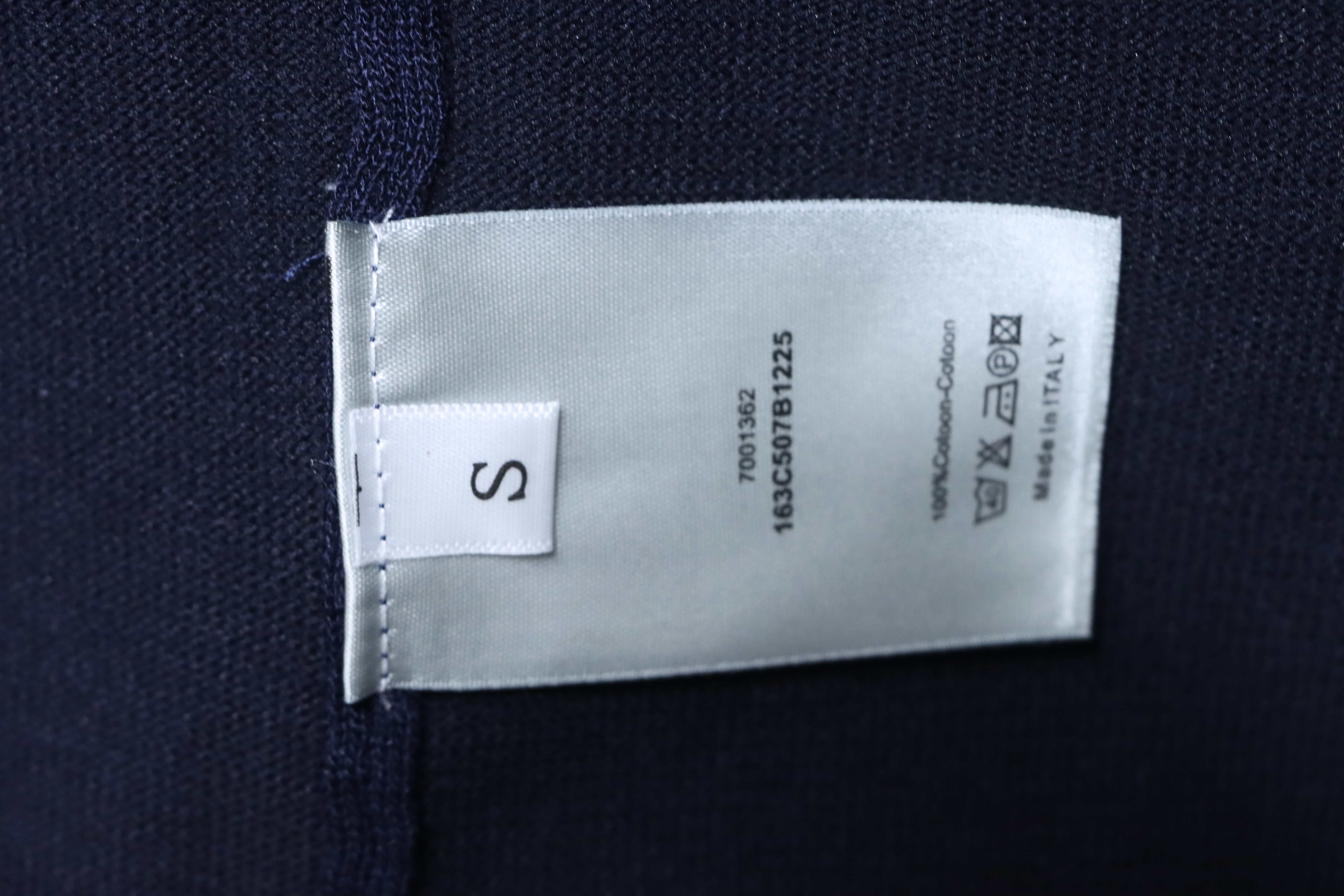 Dior Shoulder Jacquard Webbing Spliced Short Sleeve T-Shirt