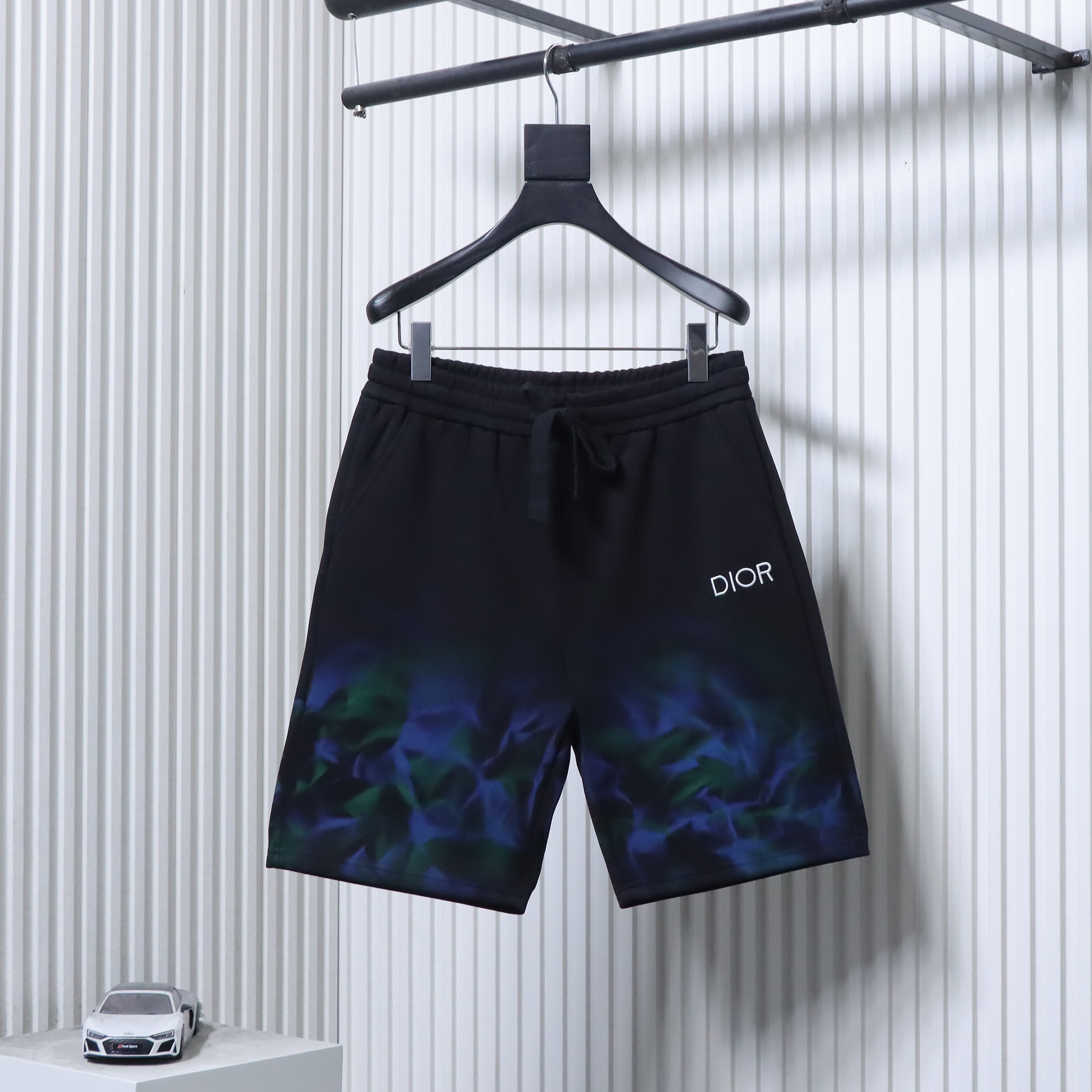 Dior Smoke Effect Print Shorts