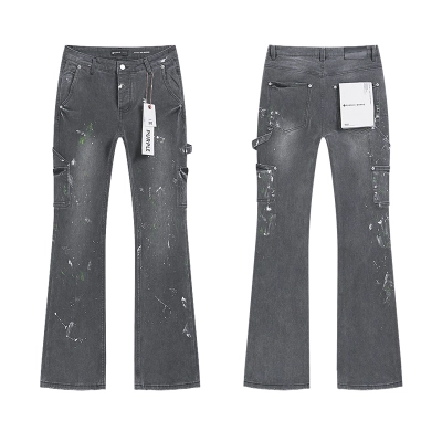 Purple Brand Jeans PU181 Rhinestone Multi-Pocket Pants 01