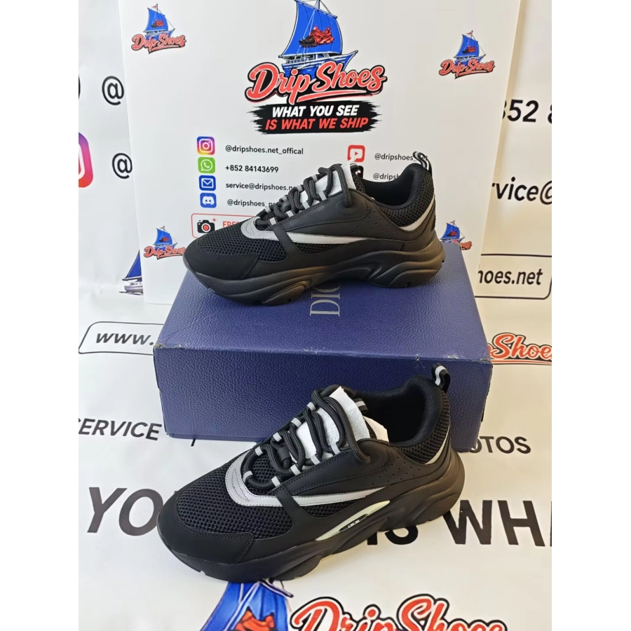 Dior B22 Black Silver 3SN231ZNG_H969