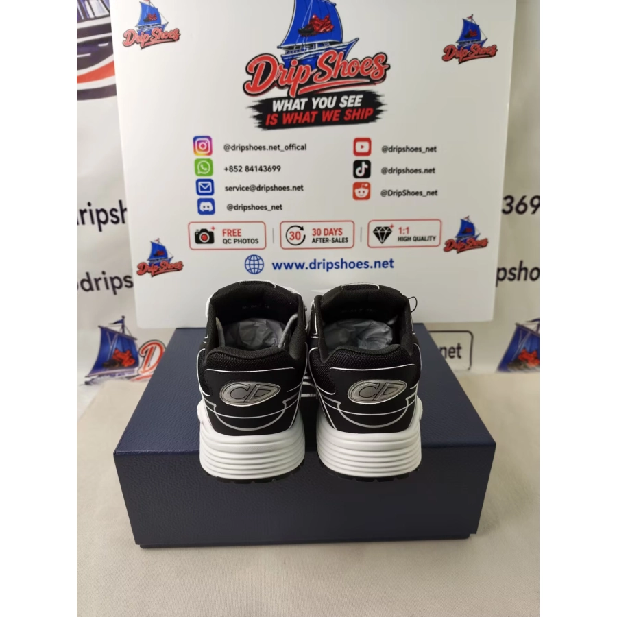 Dior B30 Sneakers Black Coffee Color 3SN279ZND-H969 