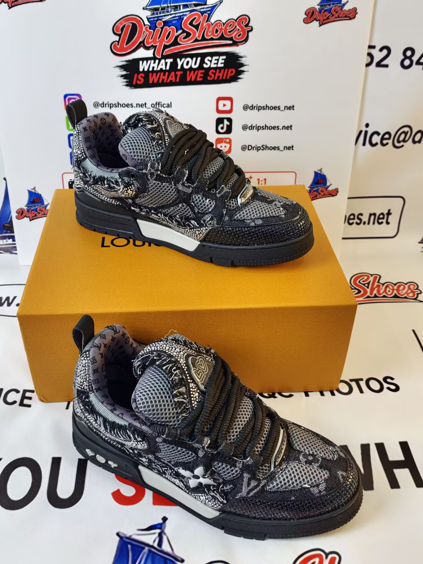 LOUIS VUITTON Skate Blackwater Diamond