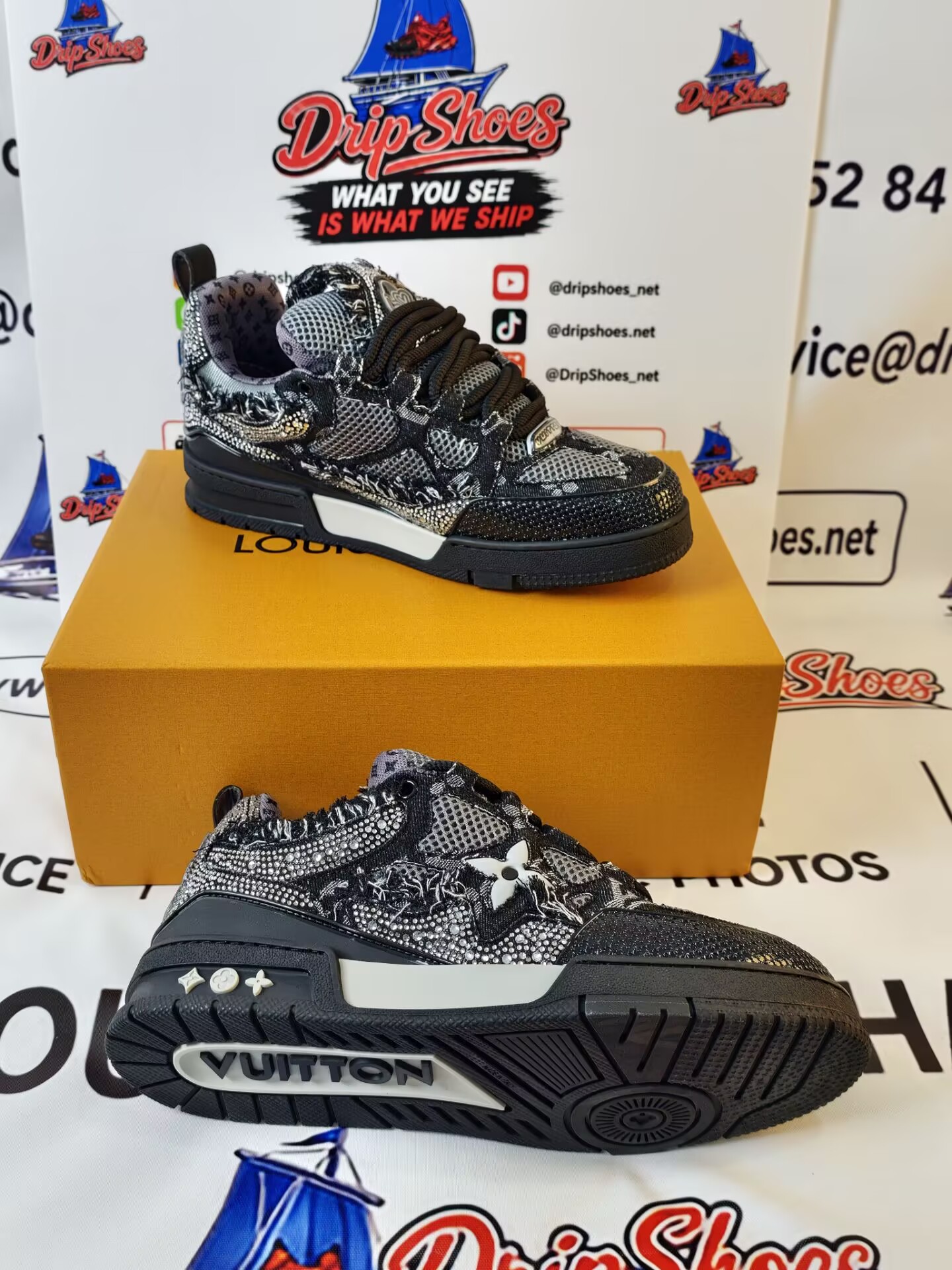 LOUIS VUITTON Skate Blackwater Diamond