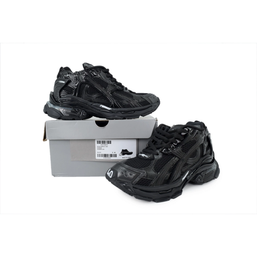 Balenciaga Runner Black and Red(LED) 853225 WRNLD 1000 