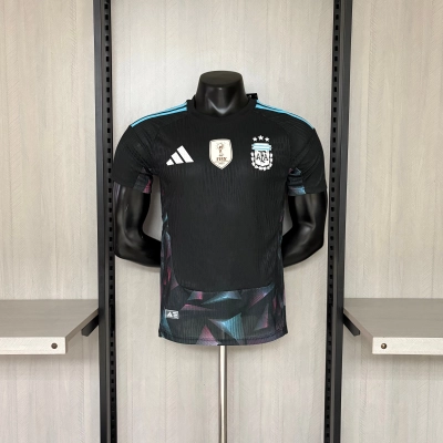 Player Edition 2026 Argentina Goalkeeper Black Jersey S-XXL 01