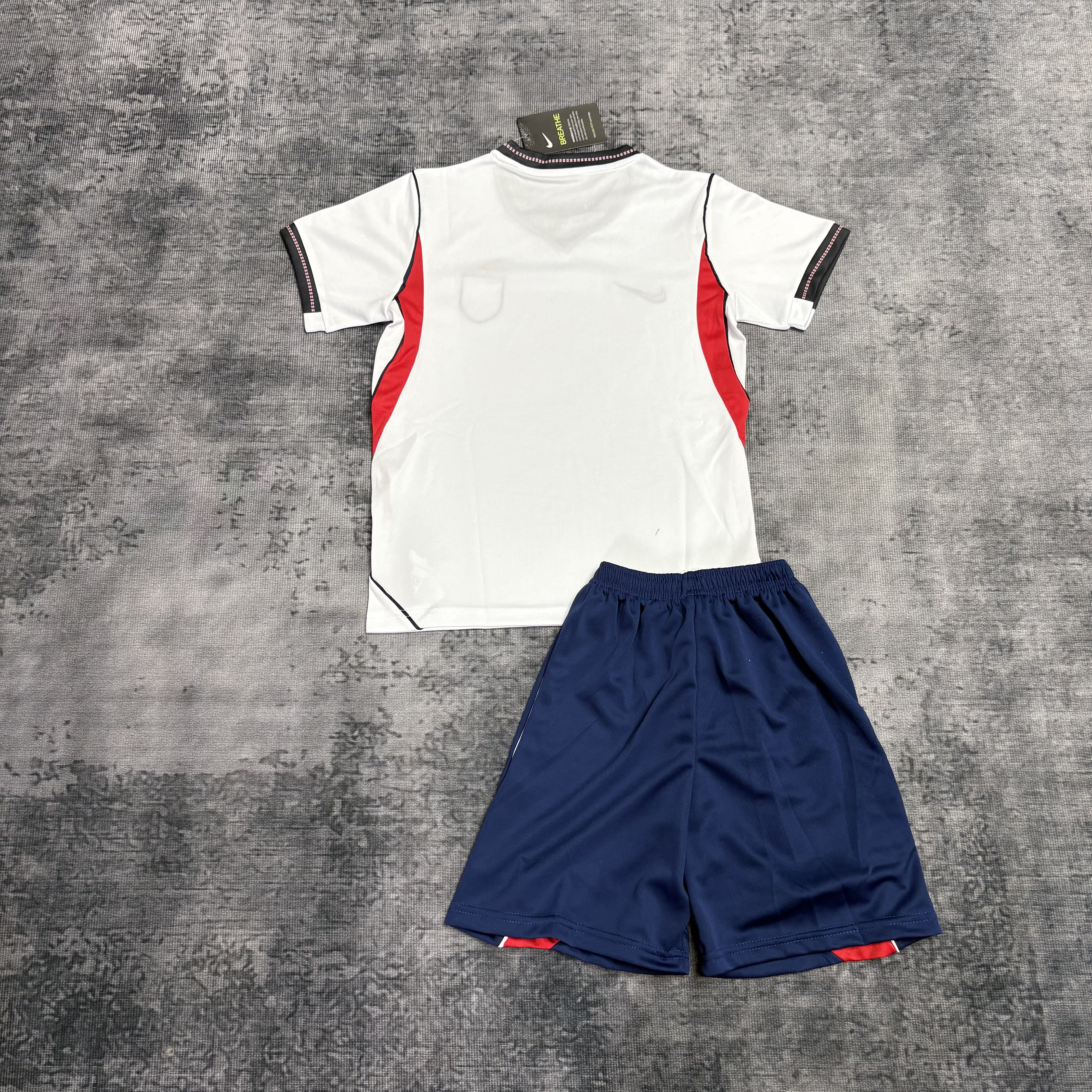 Kids 2026 England home Jersey sizes