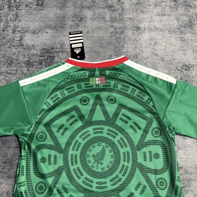 Kids 2026 Mexico Home Jersey 02