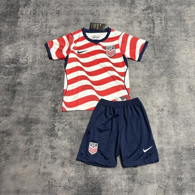 Kids 2026/27 USA Home Jersey Sizes 16-28 01