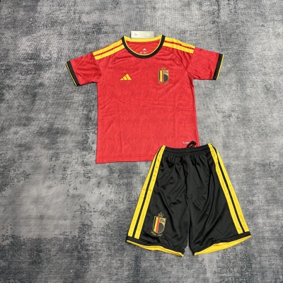 Kids 2026 Belgium Home Jersey 01