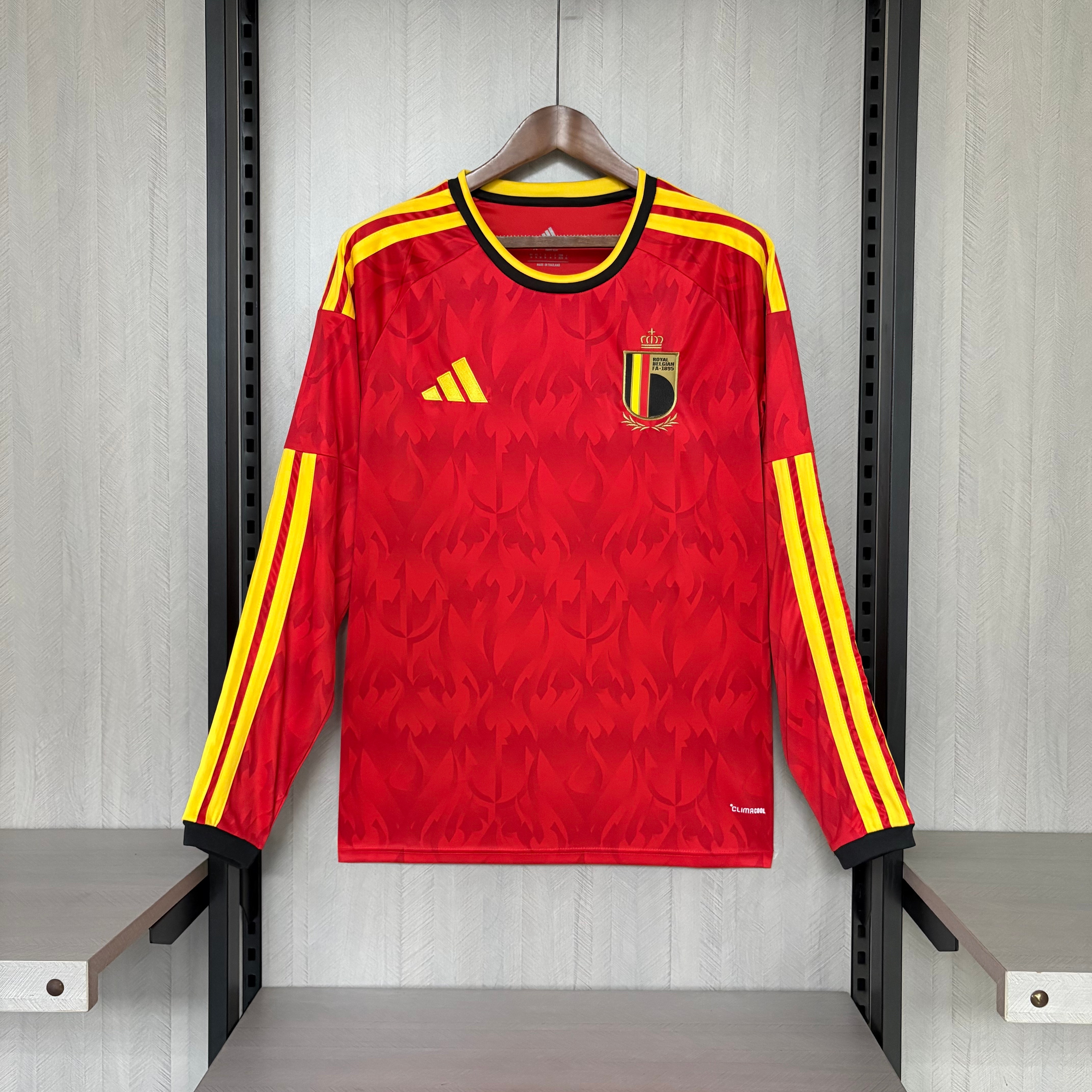 Long-sleeved 2026 Belgium Home Jersey