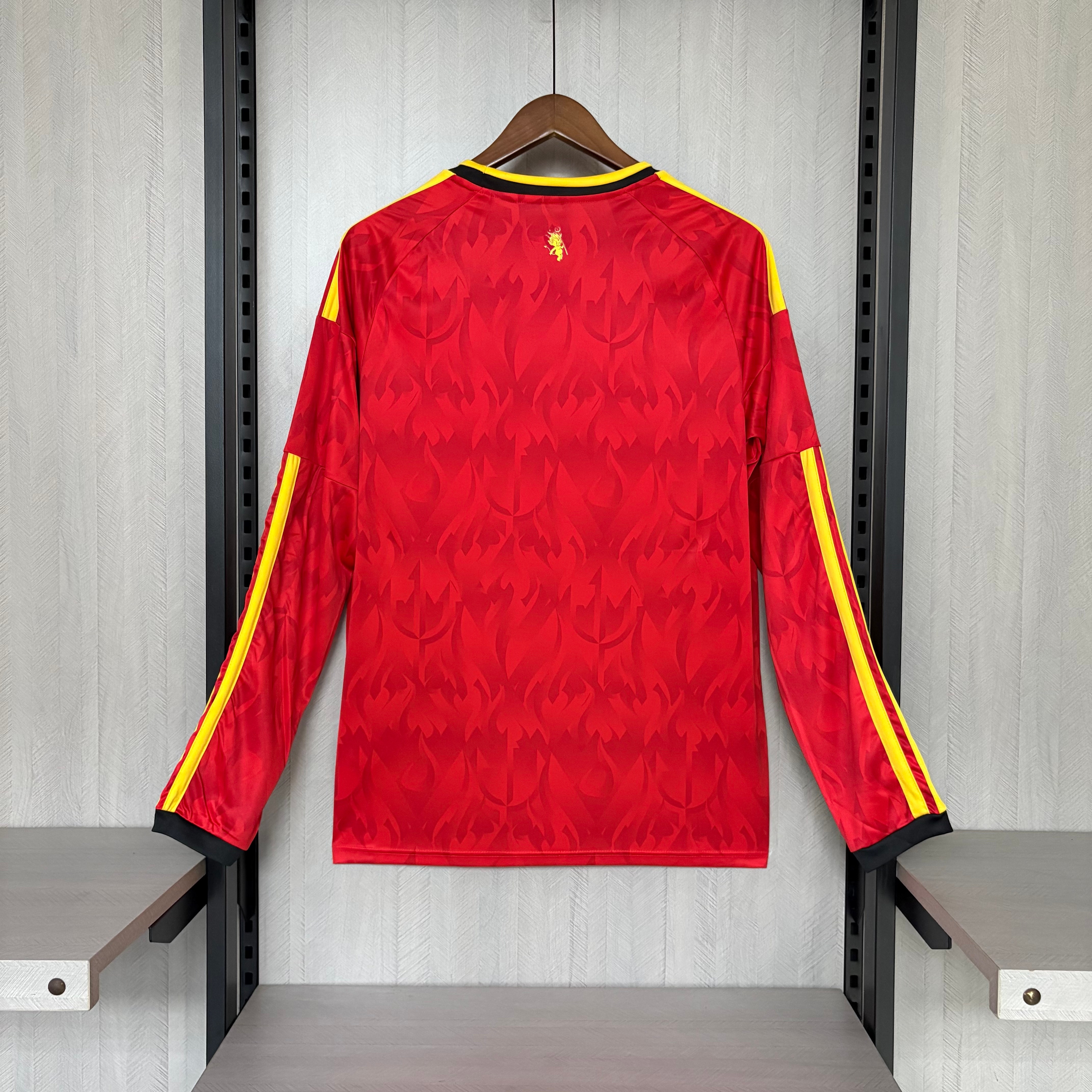 Long-sleeved 2026 Belgium Home Jersey
