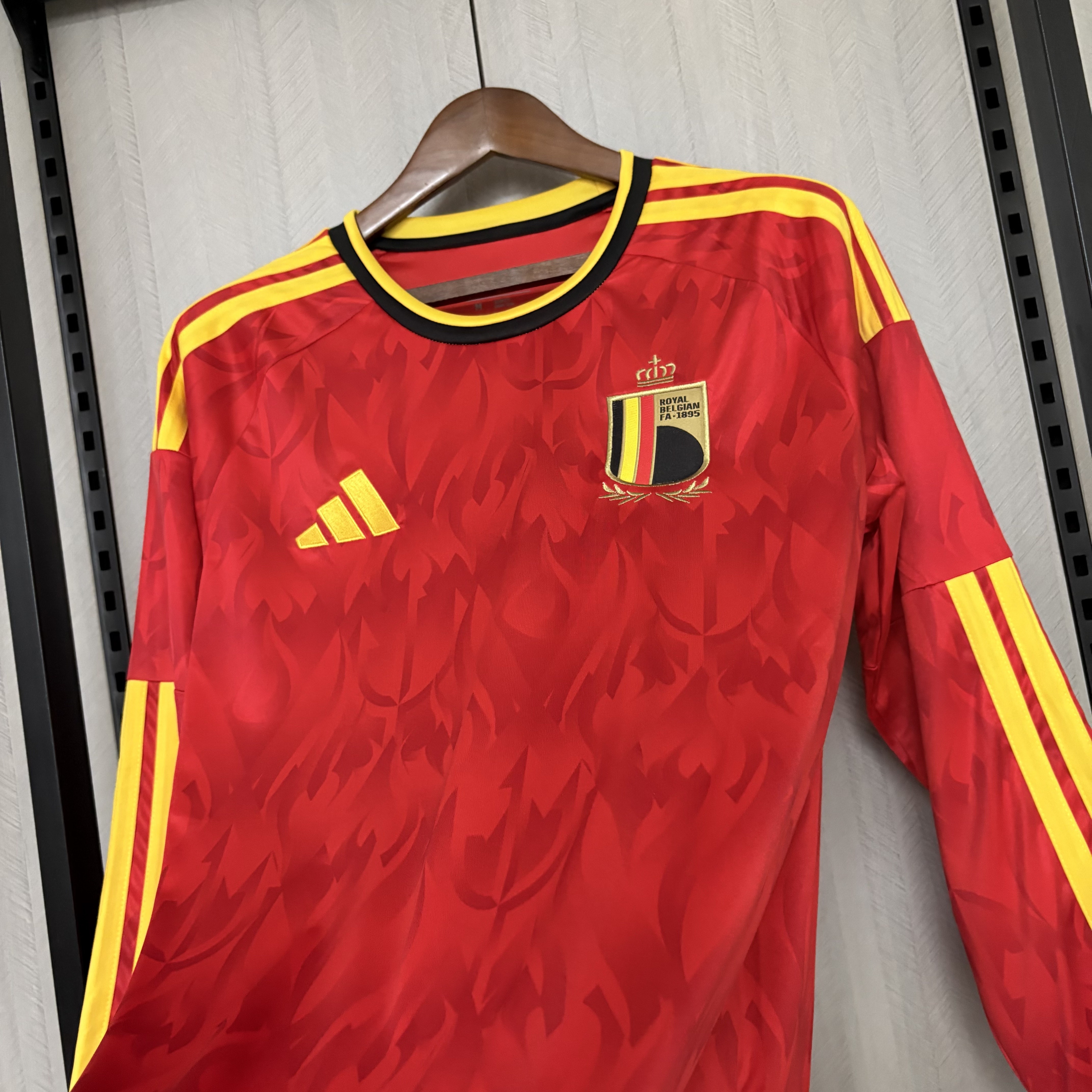 Long-sleeved 2026 Belgium Home Jersey