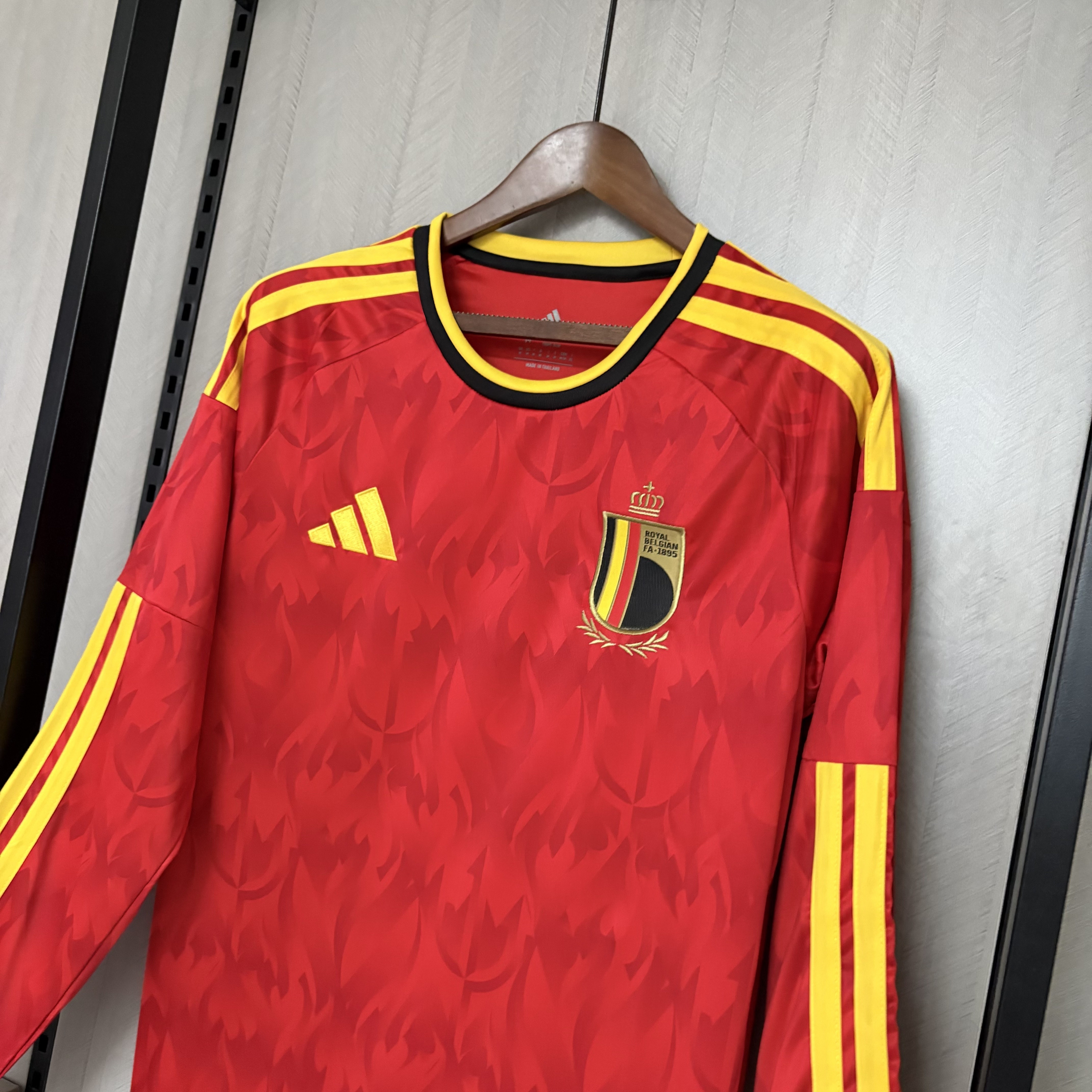Long-sleeved 2026 Belgium Home Jersey