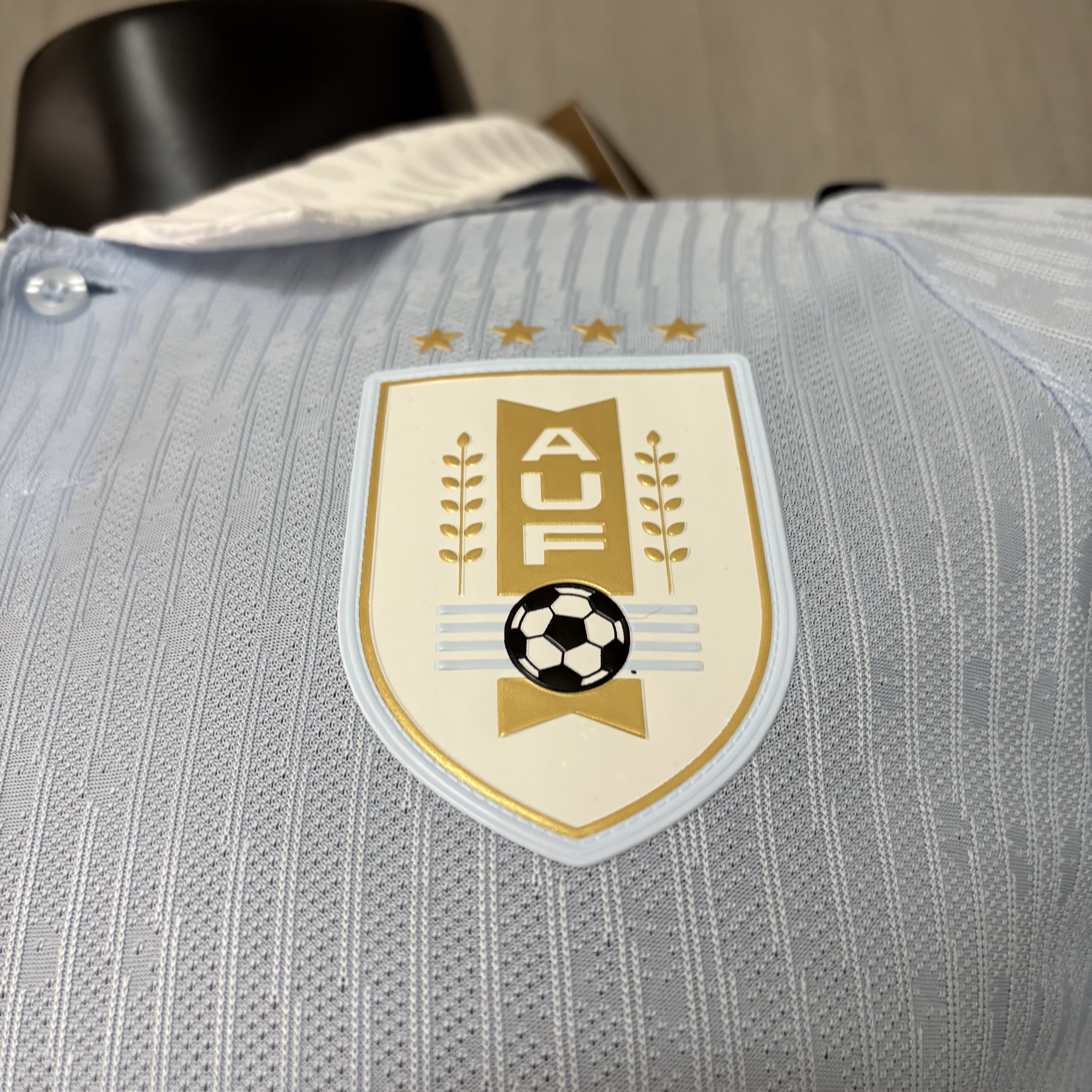 Player version long-sleeved 2026 Uruguay home jersey