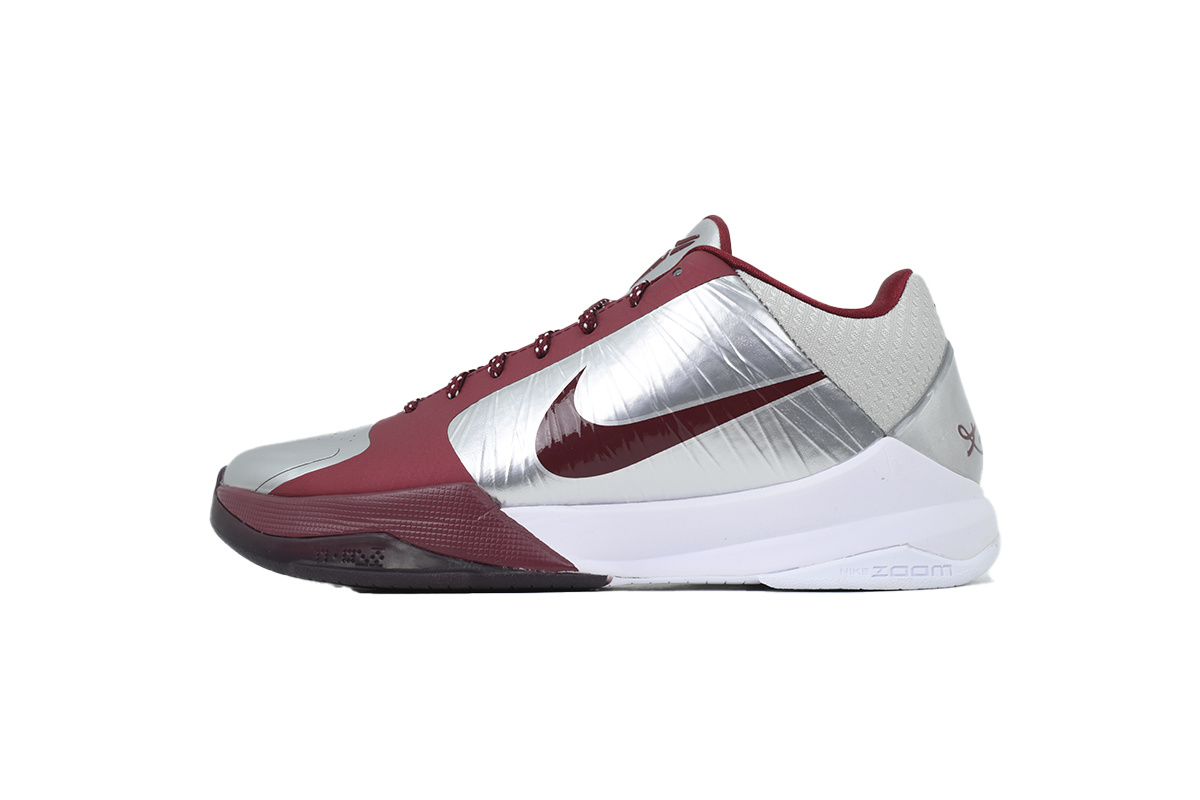 Caitlin Clark x Zoom Kobe 5 Protro Gray Red IM0557-001