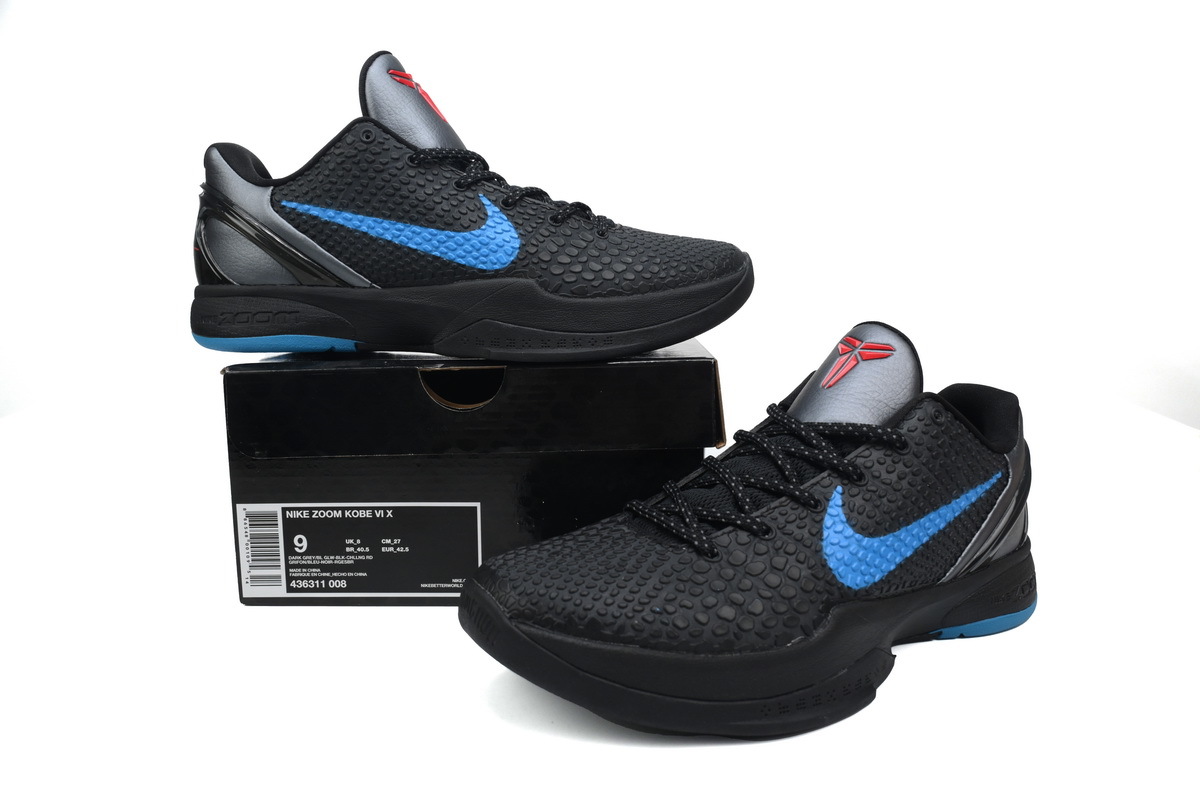 Nike Zoom Kobe 6 'Dark Knight' 429659-016