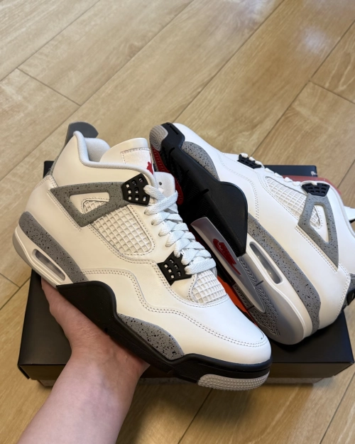  FV5029-100 Air Jordan 4 Retro OG White Cement reviewed byAntoine